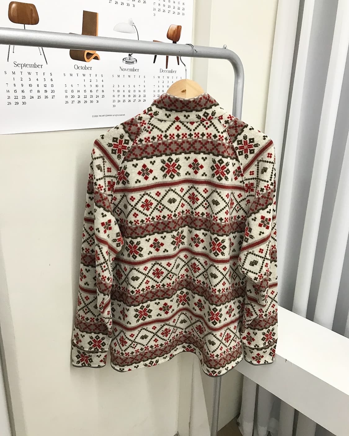 몽벨 페어아일 노르딕 패턴 플리스 자켓 상품이미지5