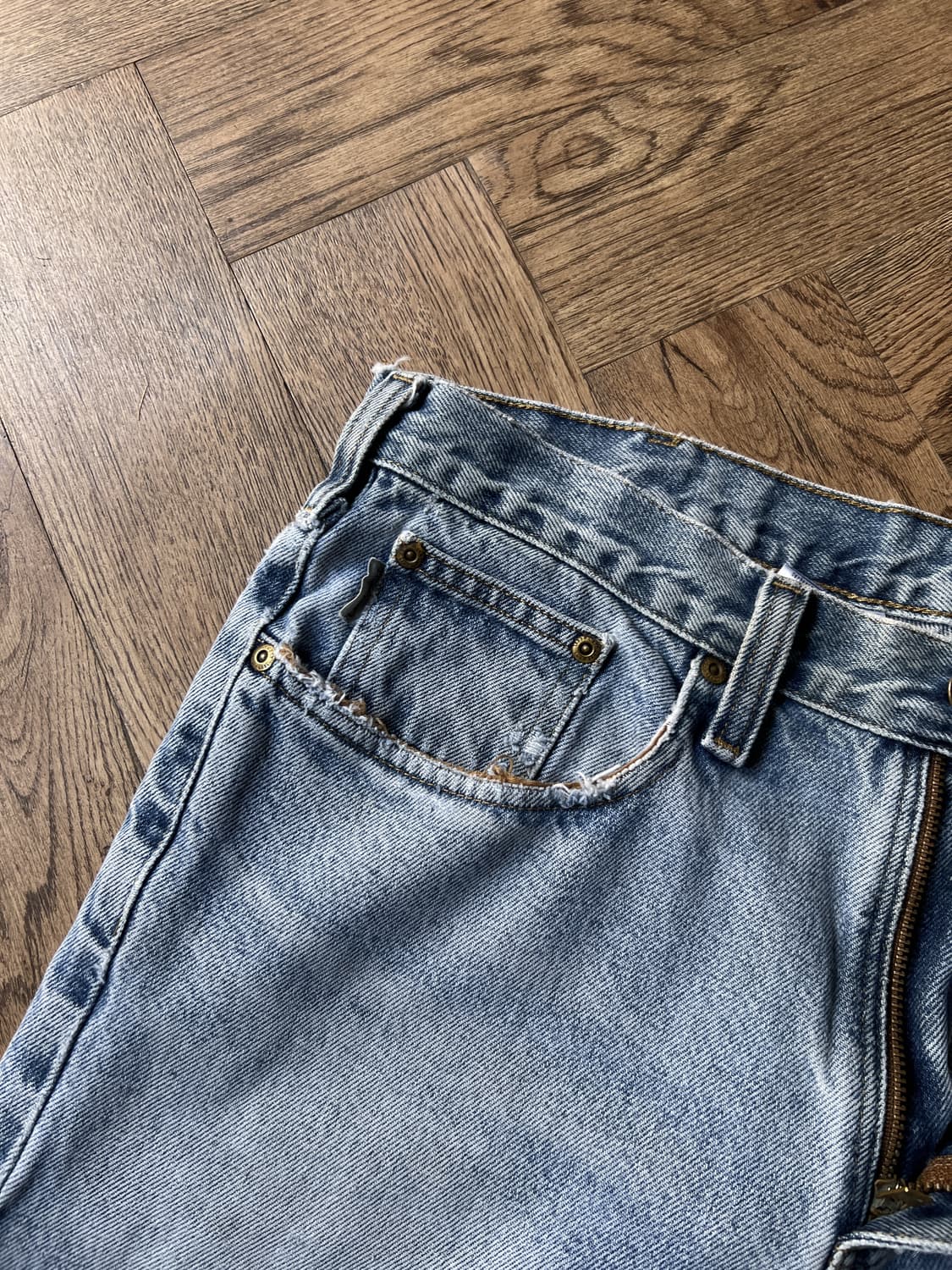 [34]칼하트 USA 빈티지 워싱 워크 데님 팬츠 상품이미지4