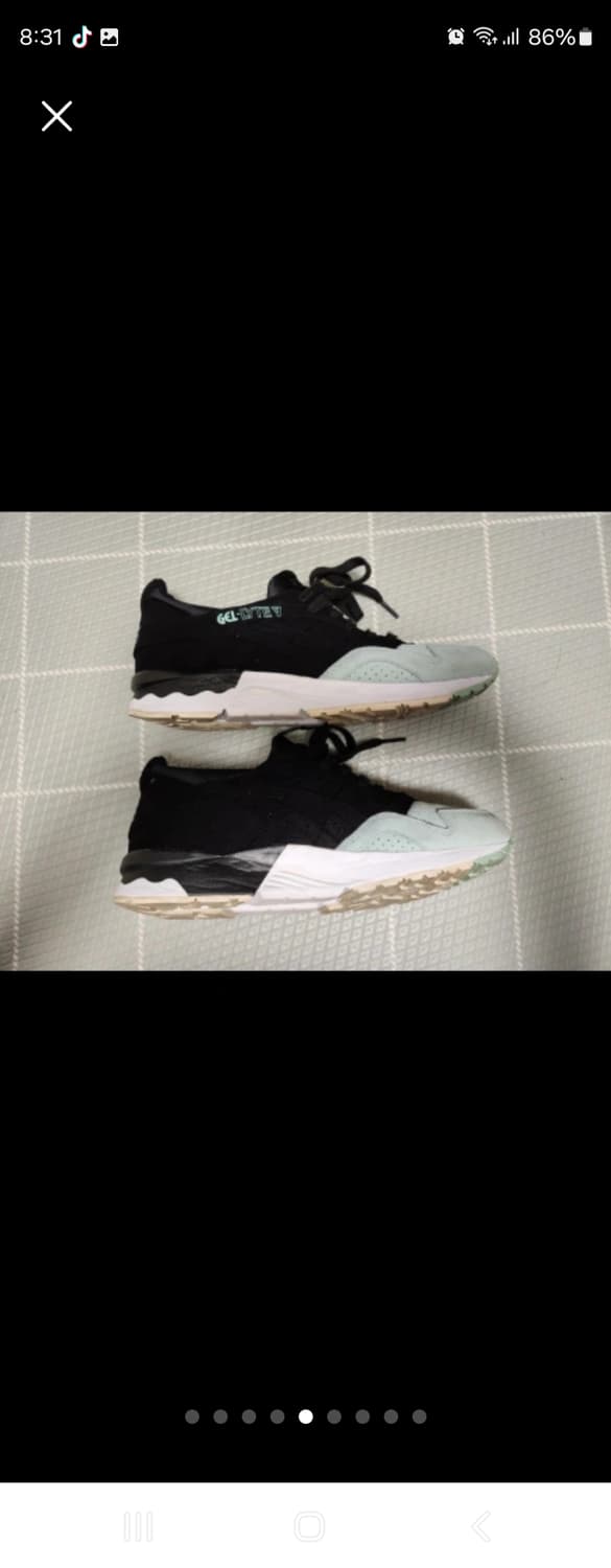 아식스 GEL-LYTE V  헬스장 운동화270(실착적어요) 상품이미지5