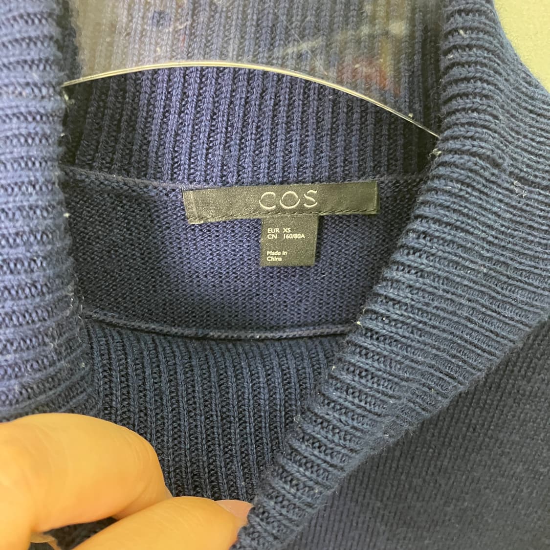 코스 메리노 울 하이브리드 케이프 니트 상품이미지7