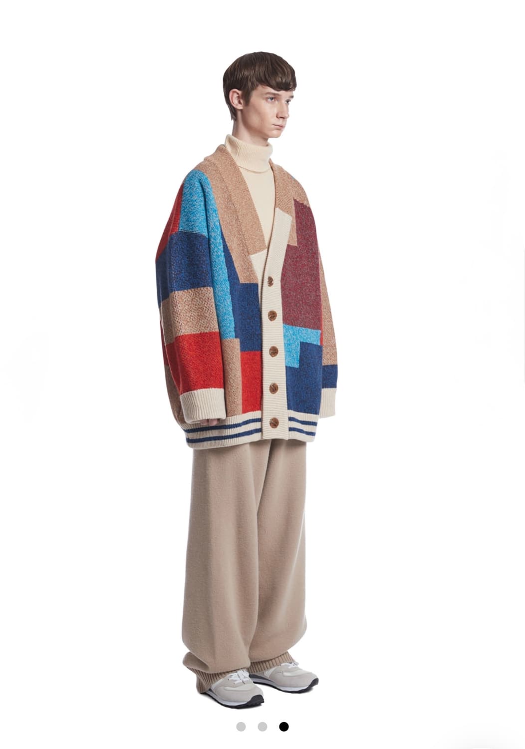 트렁크프로젝트 컬러믹스 울 가디건 상품이미지2