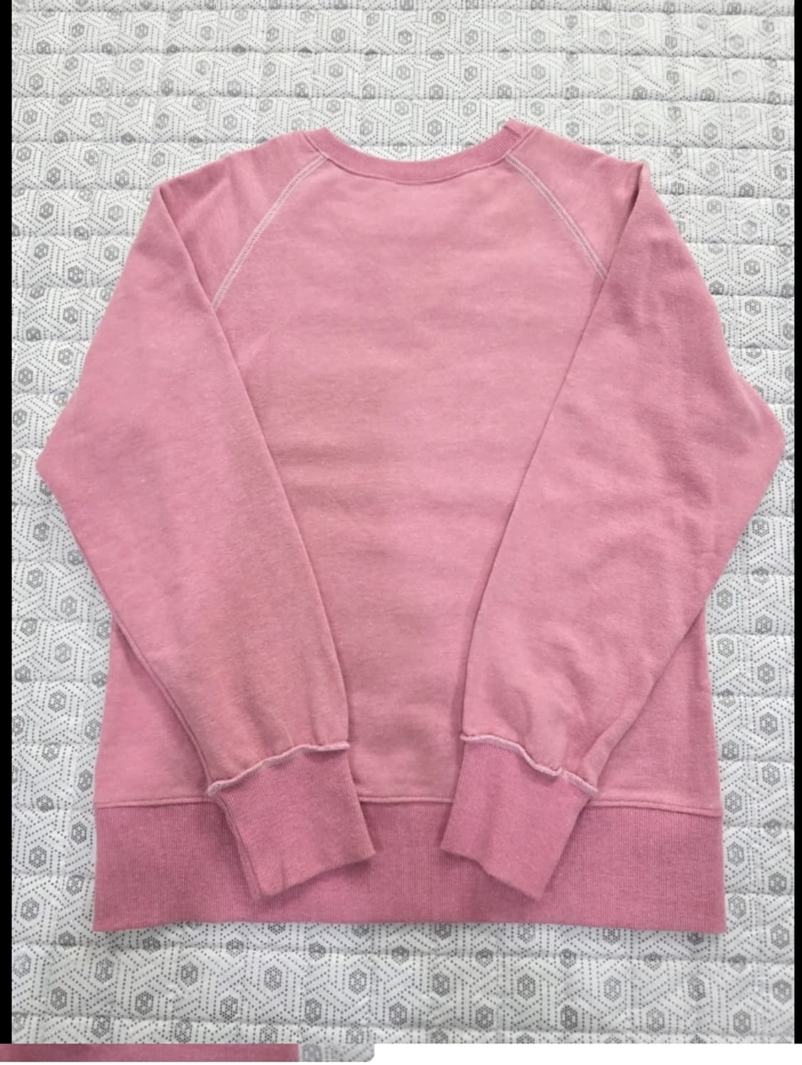 분홍색 O자 맨투맨 티셔츠 ~55반 상품이미지5