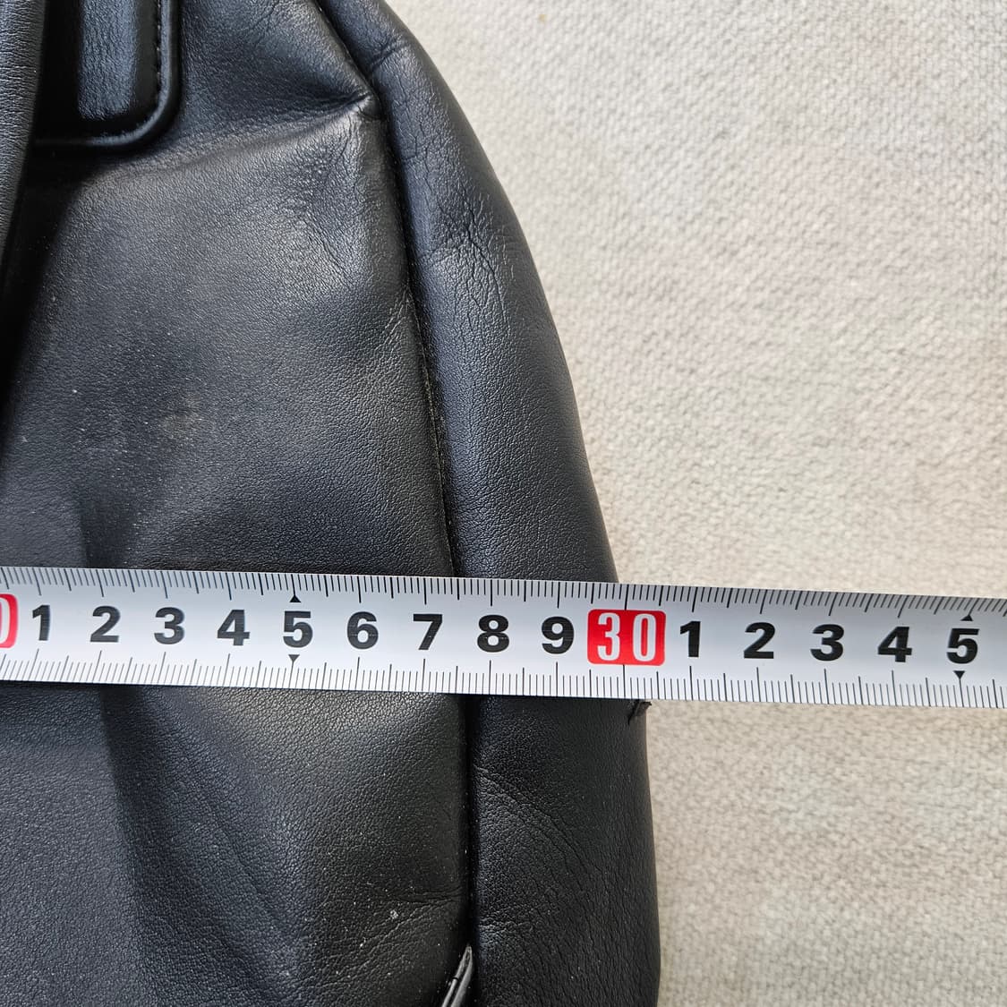 F 켈빈클라인 레더 백팩 (까짐) 0409Y 상품이미지4