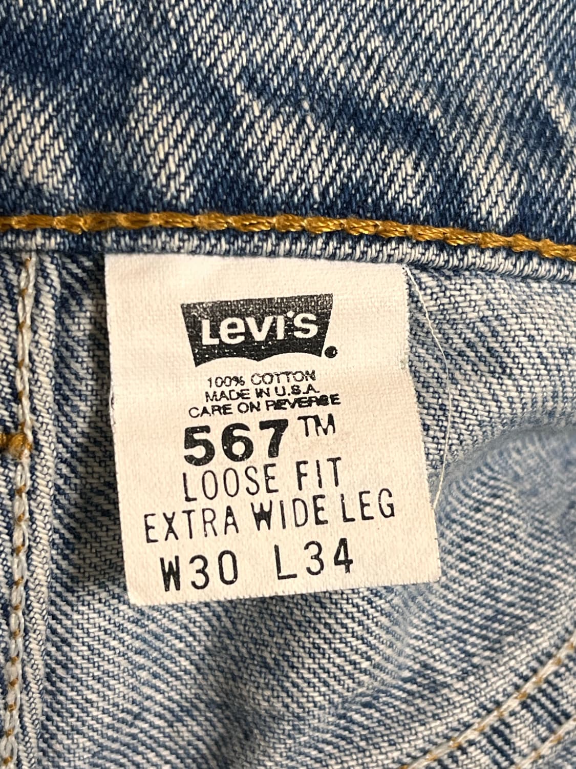 90s levi’s 567 상품이미지5