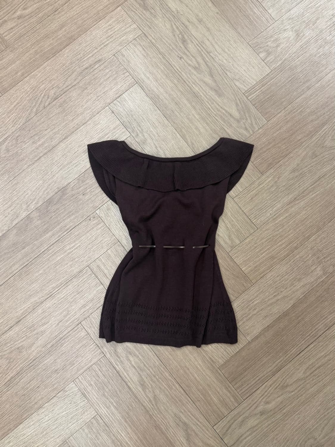  choco frill knit top 상품이미지4