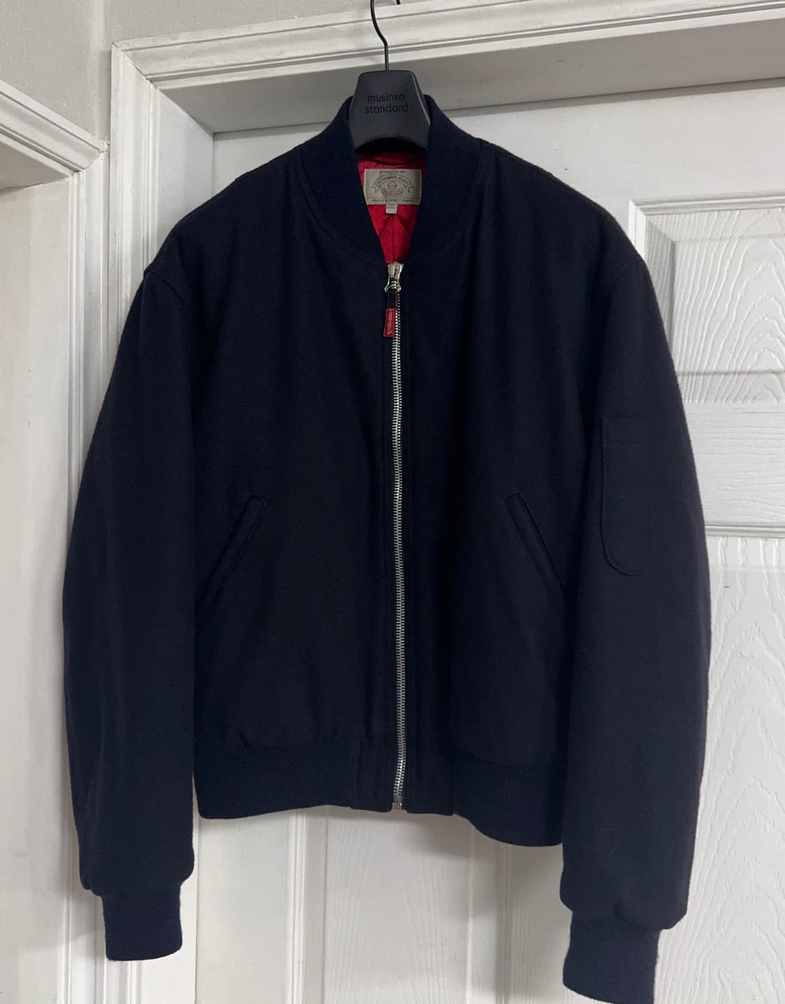 아르마니 진스 90s 울 봄버  상품이미지3