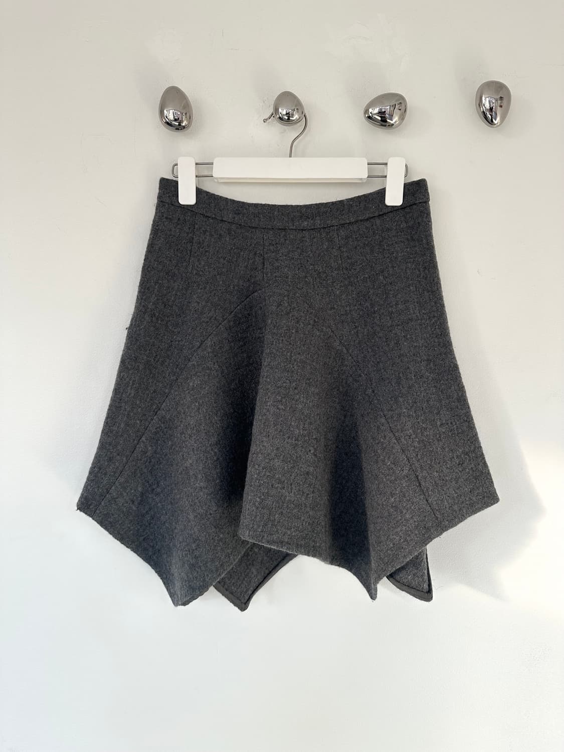 스텔라 맥카트니 비대칭 플레어 울 스커트 상품이미지2