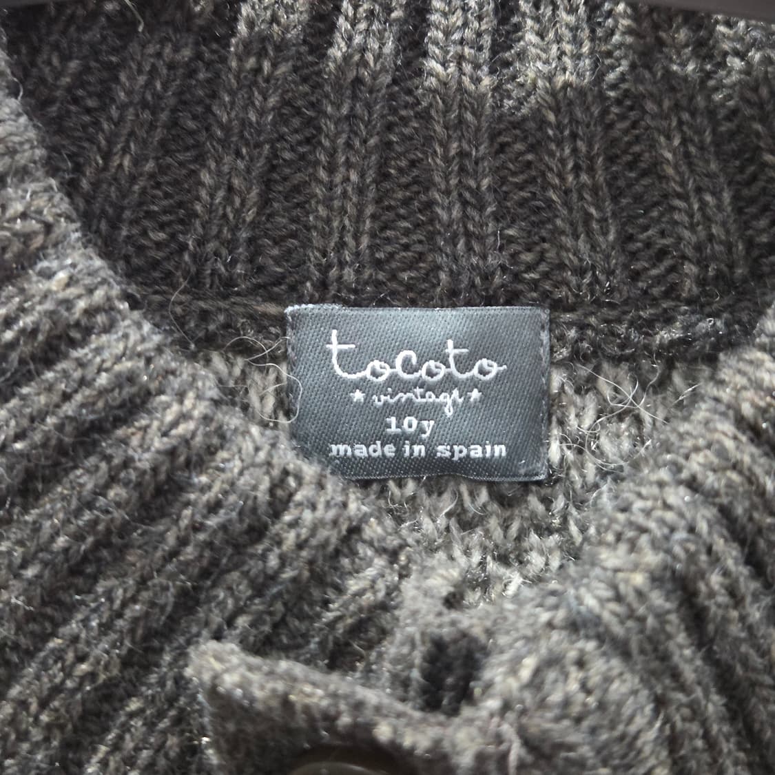 토코토 키즈 니트 가디건 10Y 상품이미지3