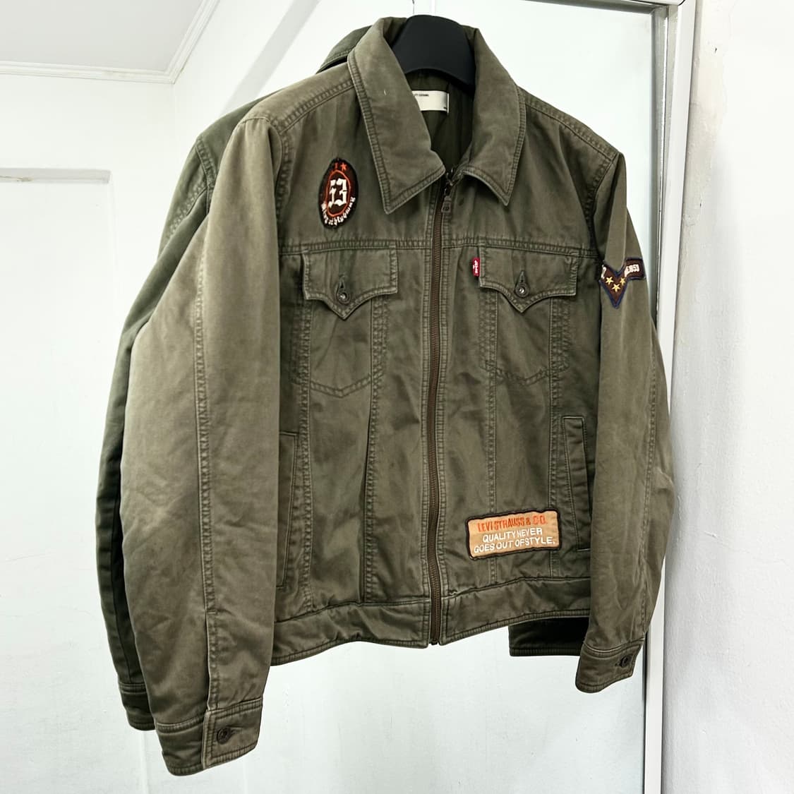 리바이스 패치워크 밀리터리 자켓 상품이미지1