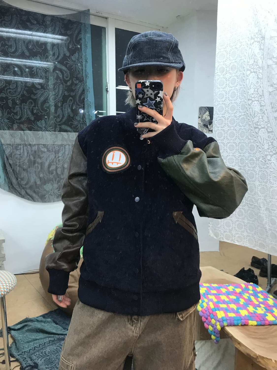iter 코듀로이 야구잠바 바시티 자켓 상품이미지1
