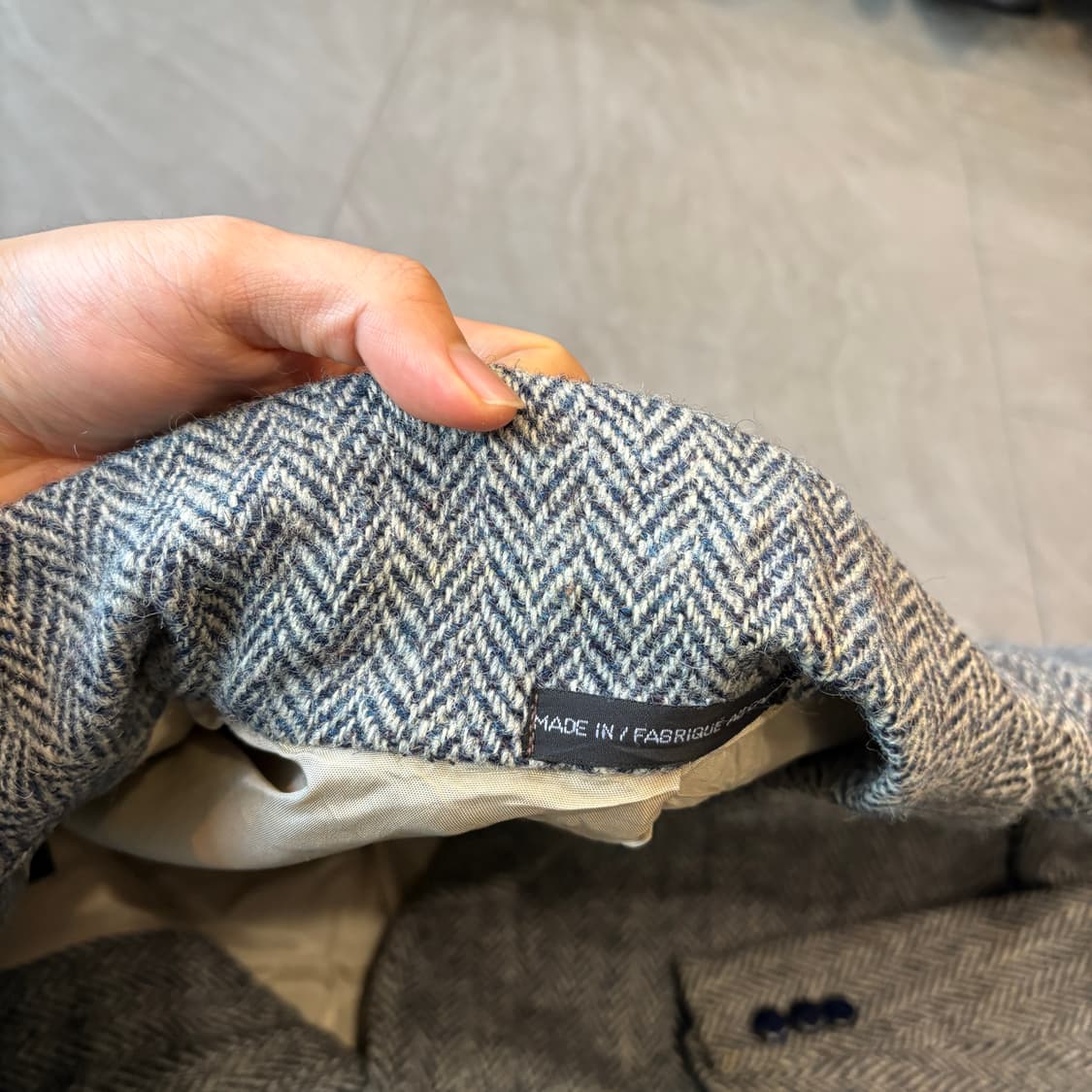 빈티지 해리스트위드 울 자켓 상품이미지6