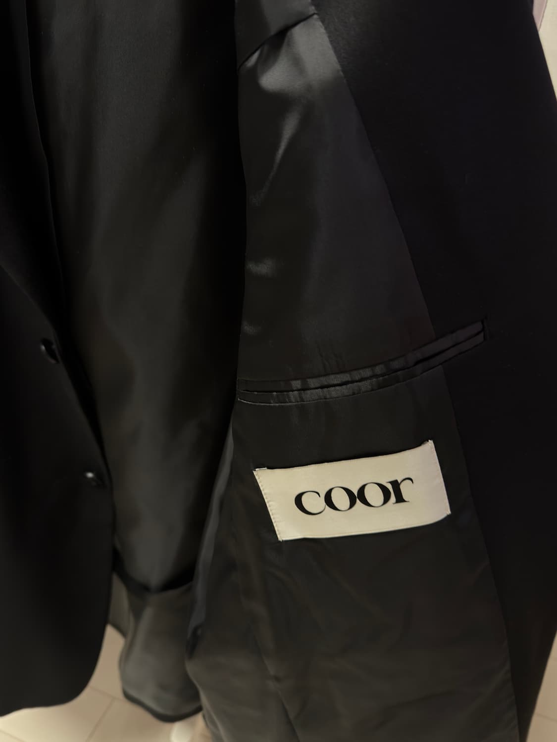 쿠어 싱글 투 버튼 블레이저 상품이미지6