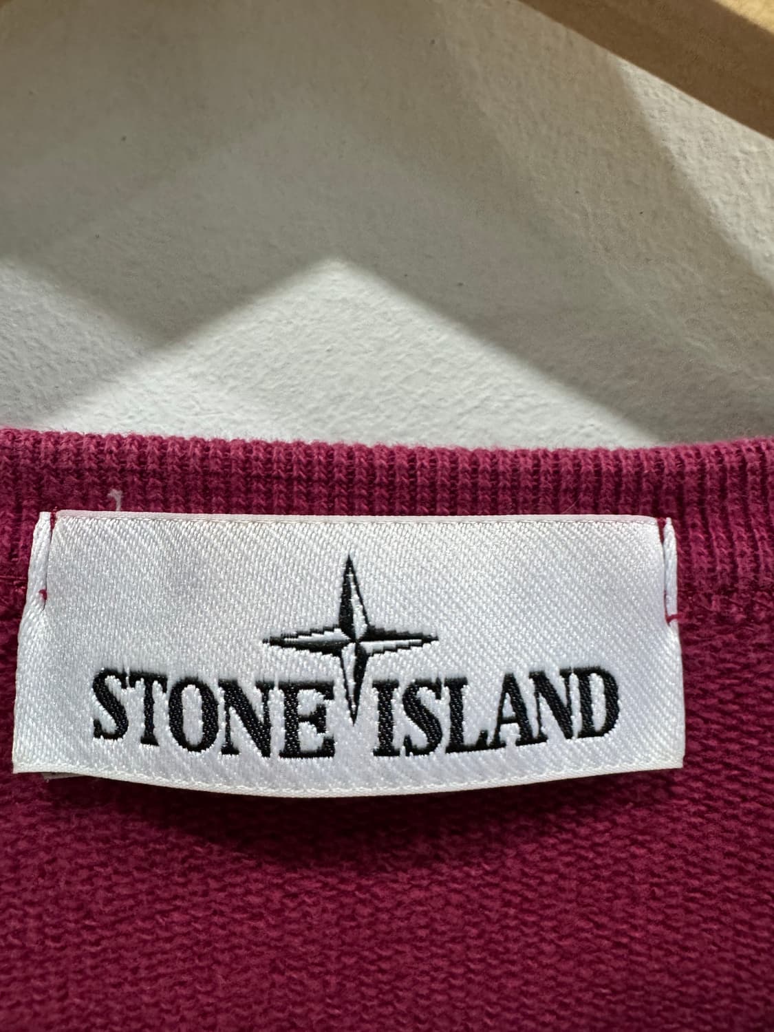 스톤아일랜드 맨투맨 XL 버건디 정품 상품이미지4