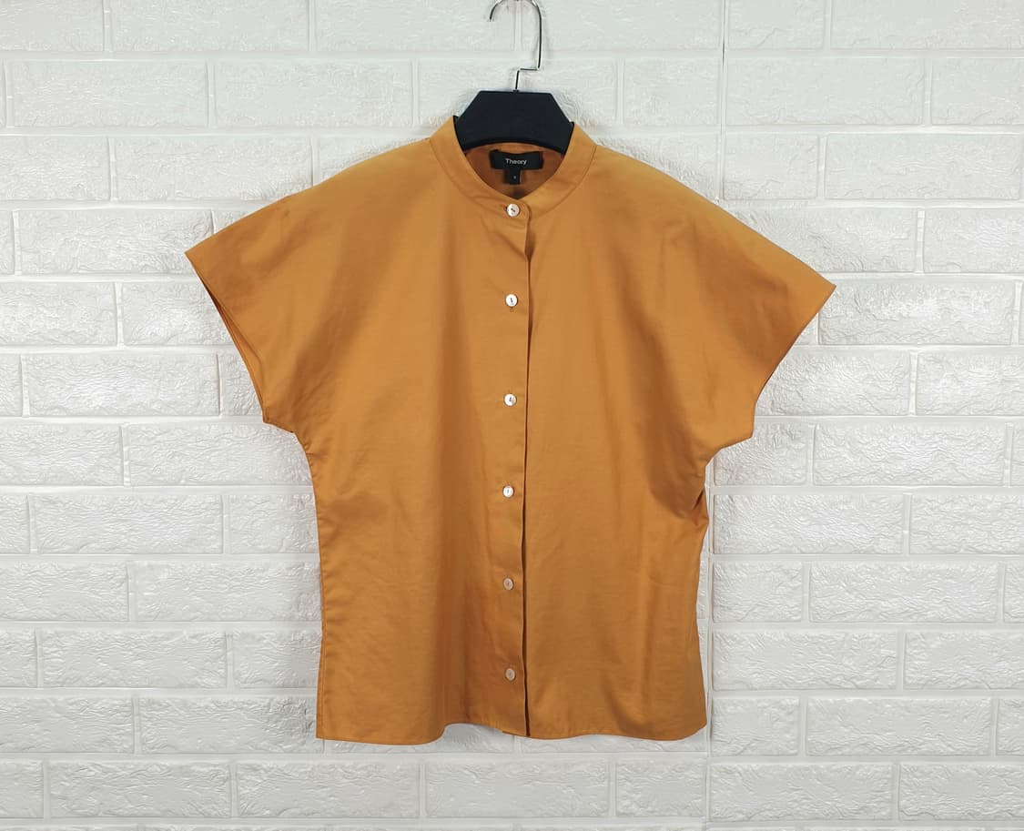 [55]띠어리 차이나 카라 반팔 셔츠 상품이미지2