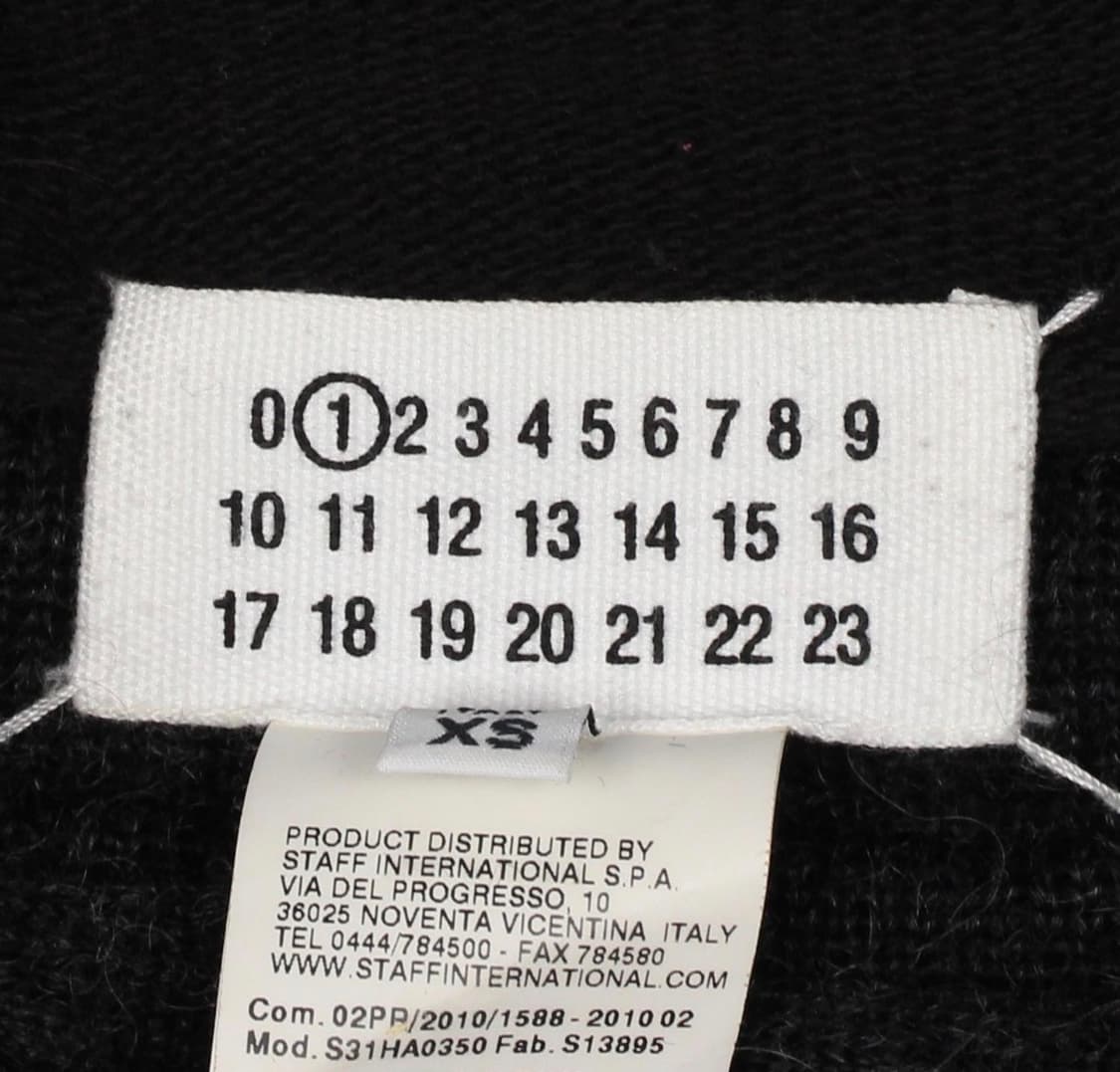 메종 마르지엘라 니트 집업 xs 상품이미지3