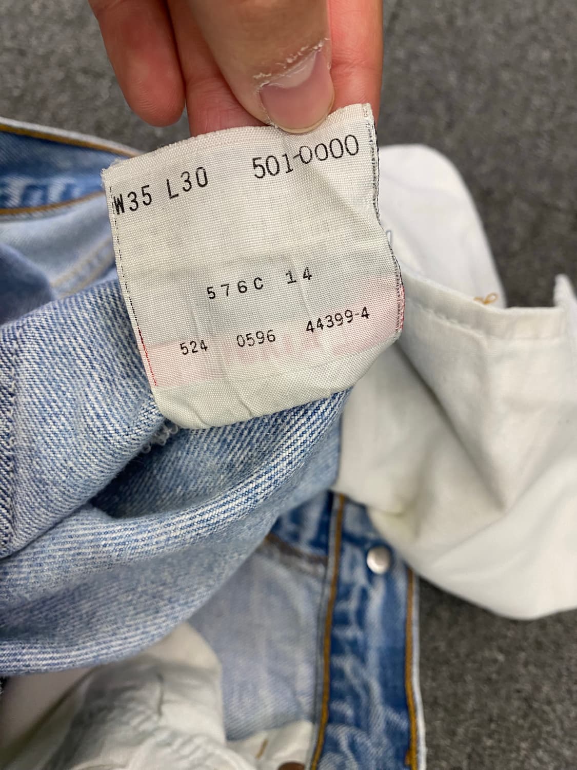 90‘s Levis 리바이스 501 데님 쇼츠 (usa) 상품이미지8