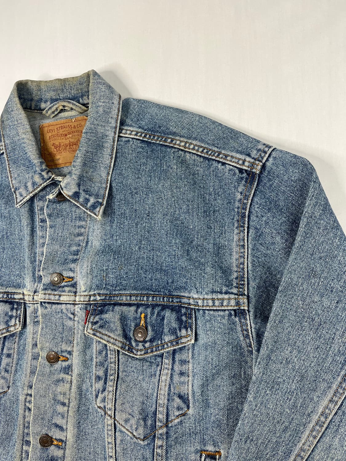 90s 리바이스 70507 데님 자켓 상품이미지4