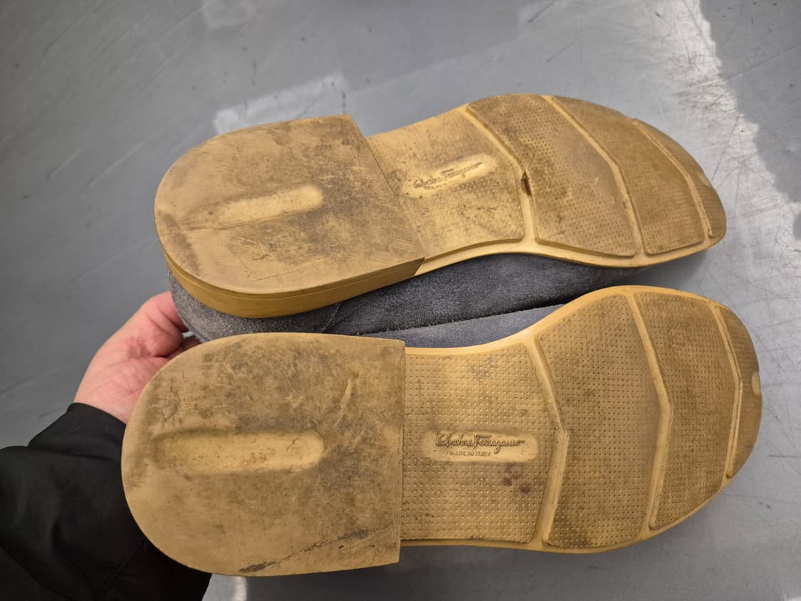 살바토레 페레가모 스웨이드 슈즈 상품이미지7