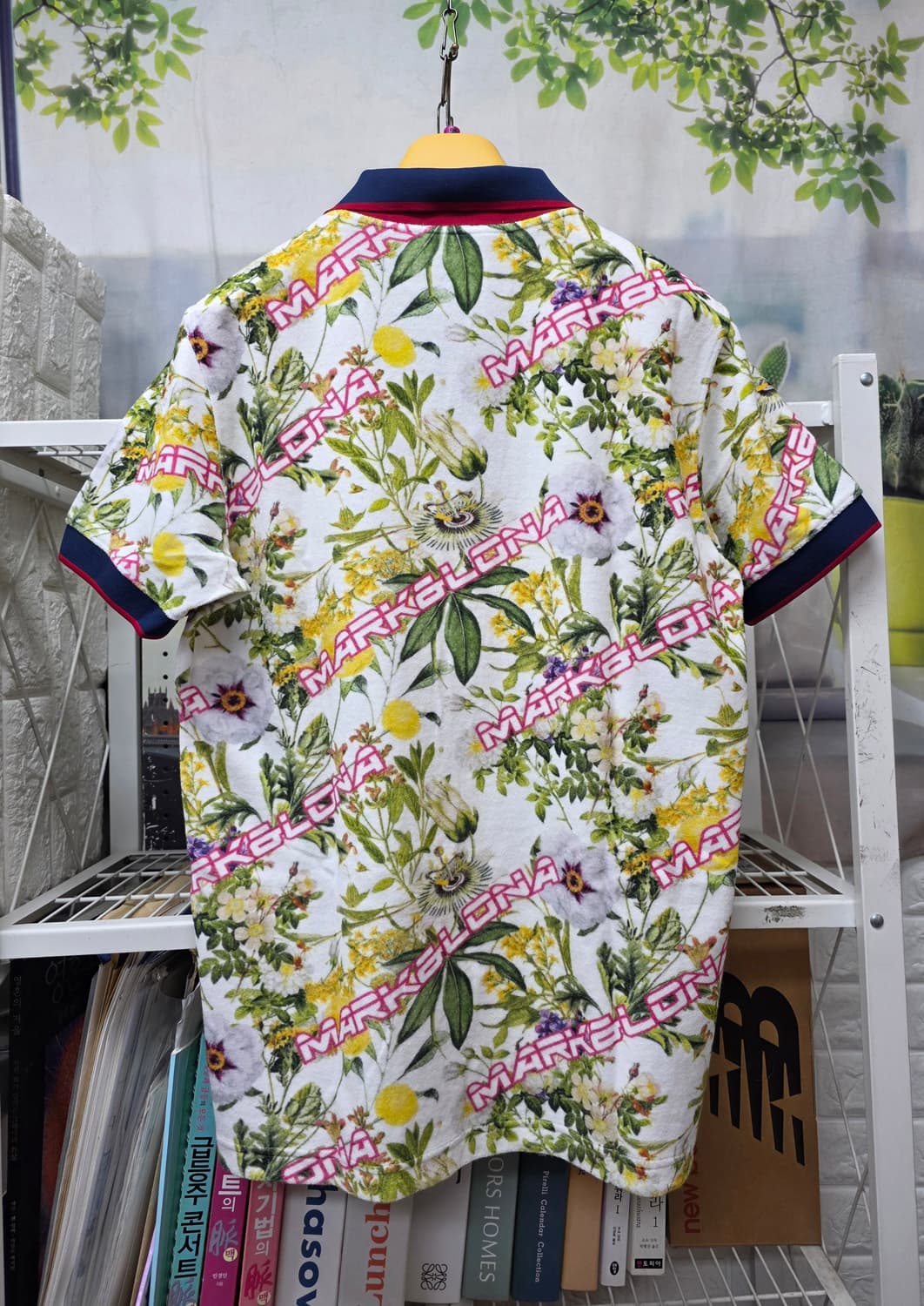 마크앤로나 남성 골프반팔티 100 플로럴 반팔 폴로셔츠 MM80 상품이미지5