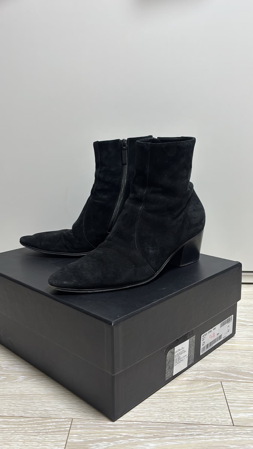 생로랑 바실리 22fw 스웨이드 앵클부츠 42.5사이즈 상품이미지1