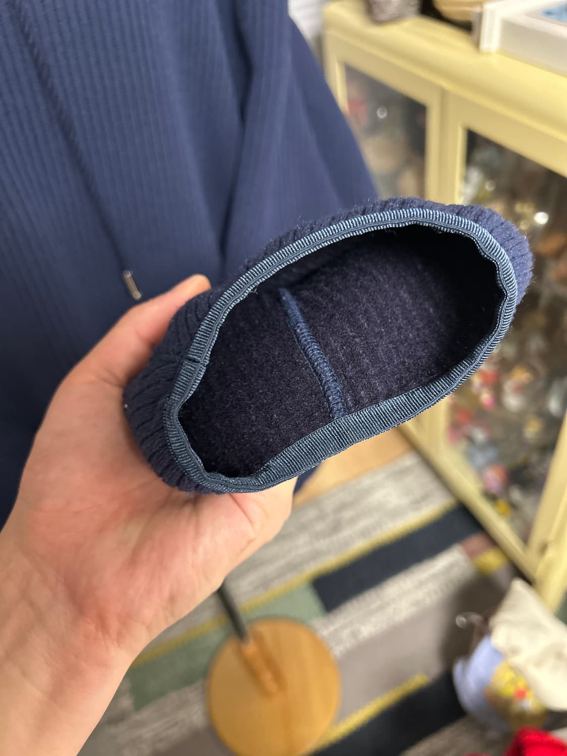 NAME. 네이비 니트 풀오버 후드 자켓 2 상품이미지6