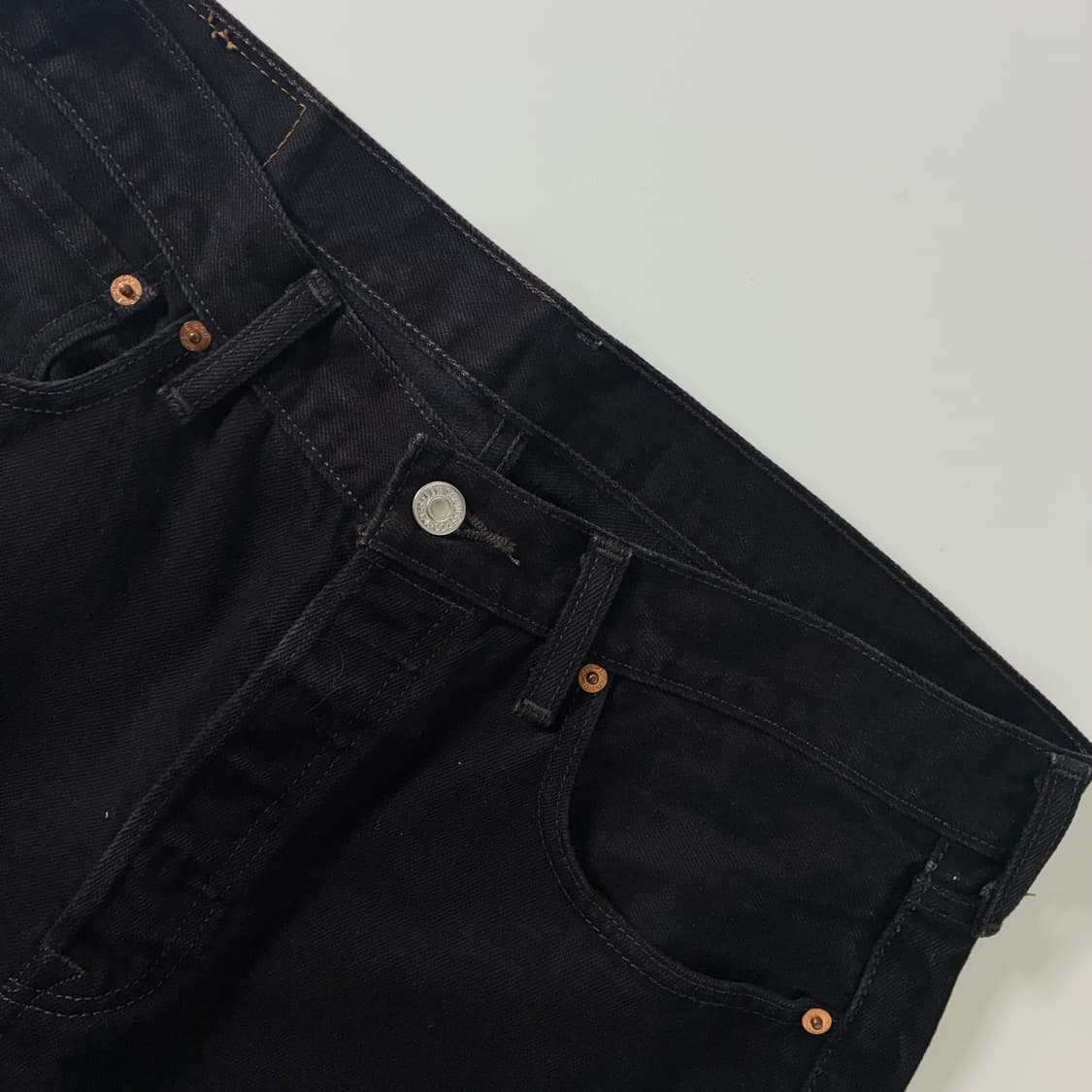 Levi's  리바이스 501 블랙진 데님 팬츠  상품이미지4