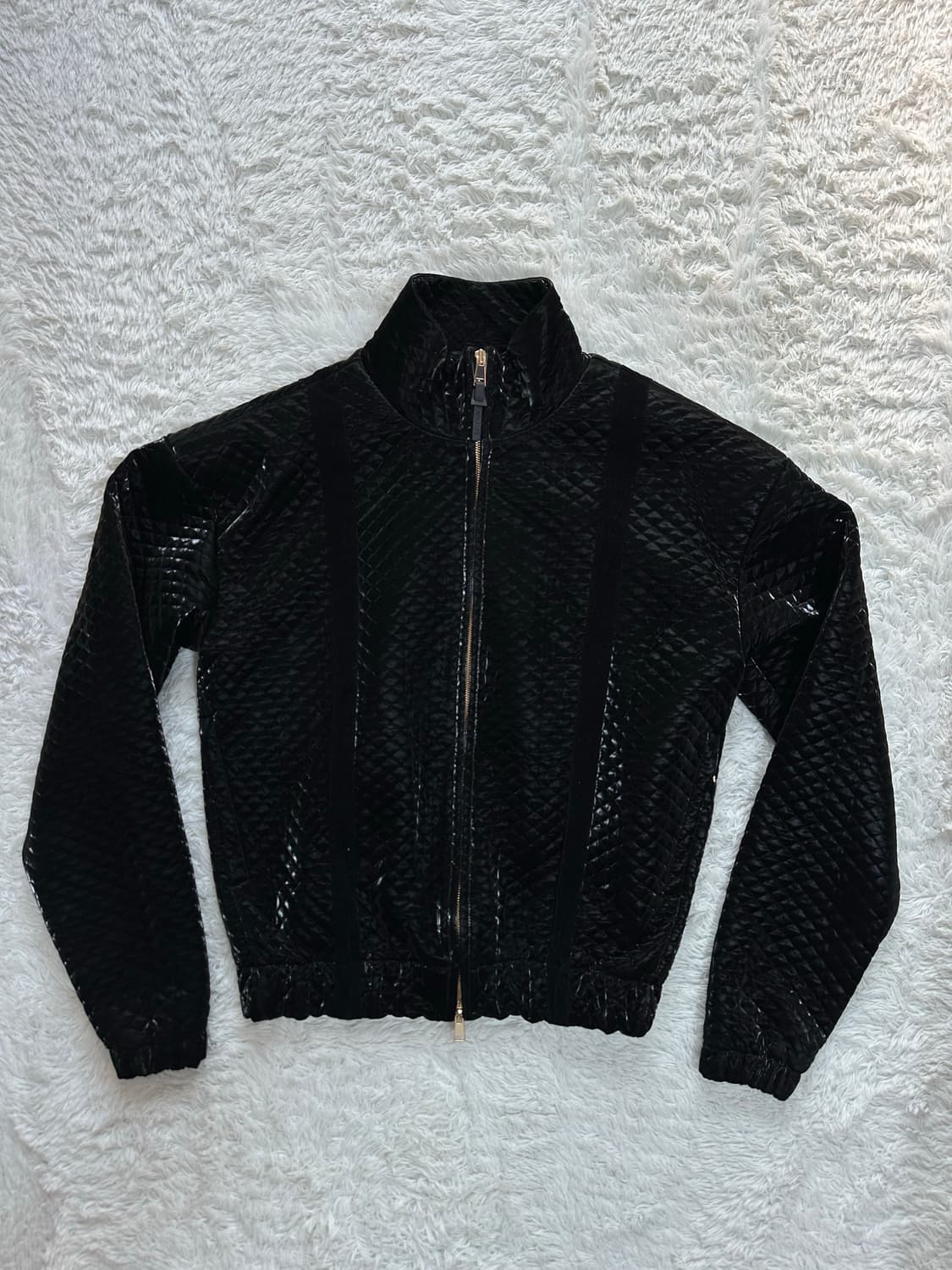 VOLANTE 블랙 퀼팅 여성 점퍼 M 상품이미지2