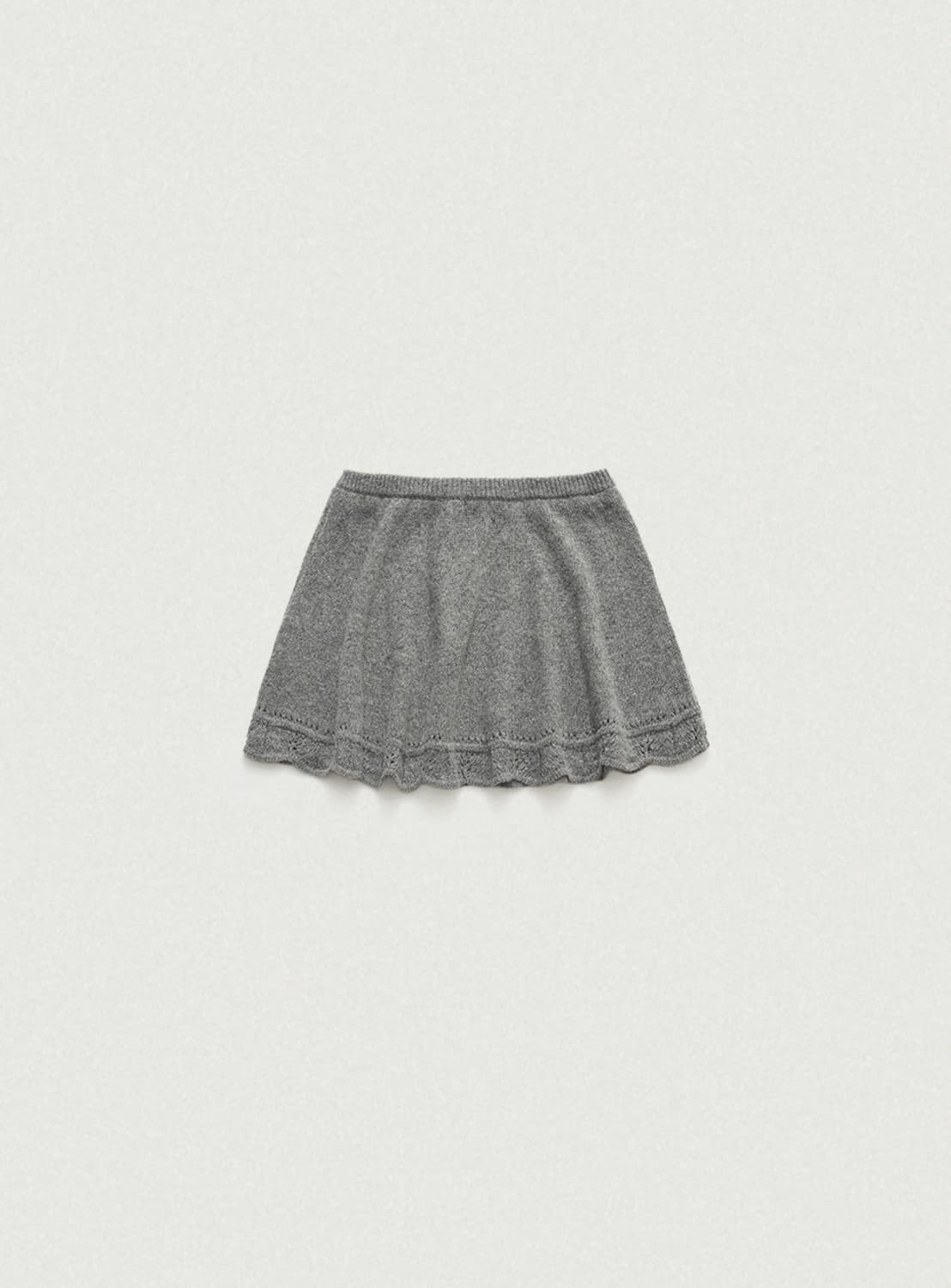 더바넷 클레어 스캘럽 니트 스커트 knit skirt 상품이미지2