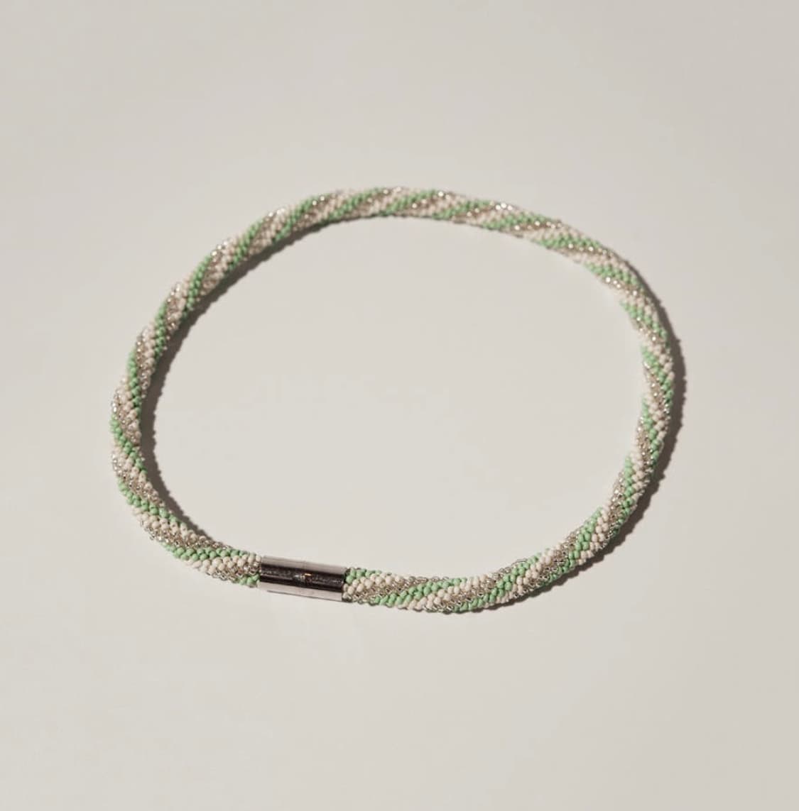 sousa 비즈 목걸이_mint/silver 상품이미지2