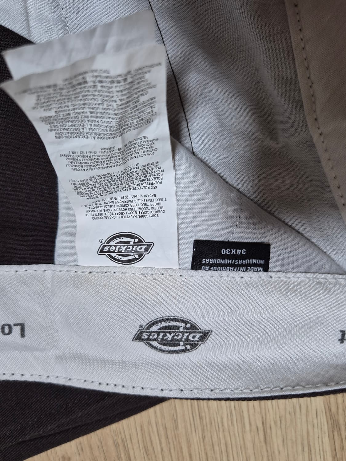 Dickies 더블니 Dark Brown 34×30 상품이미지3