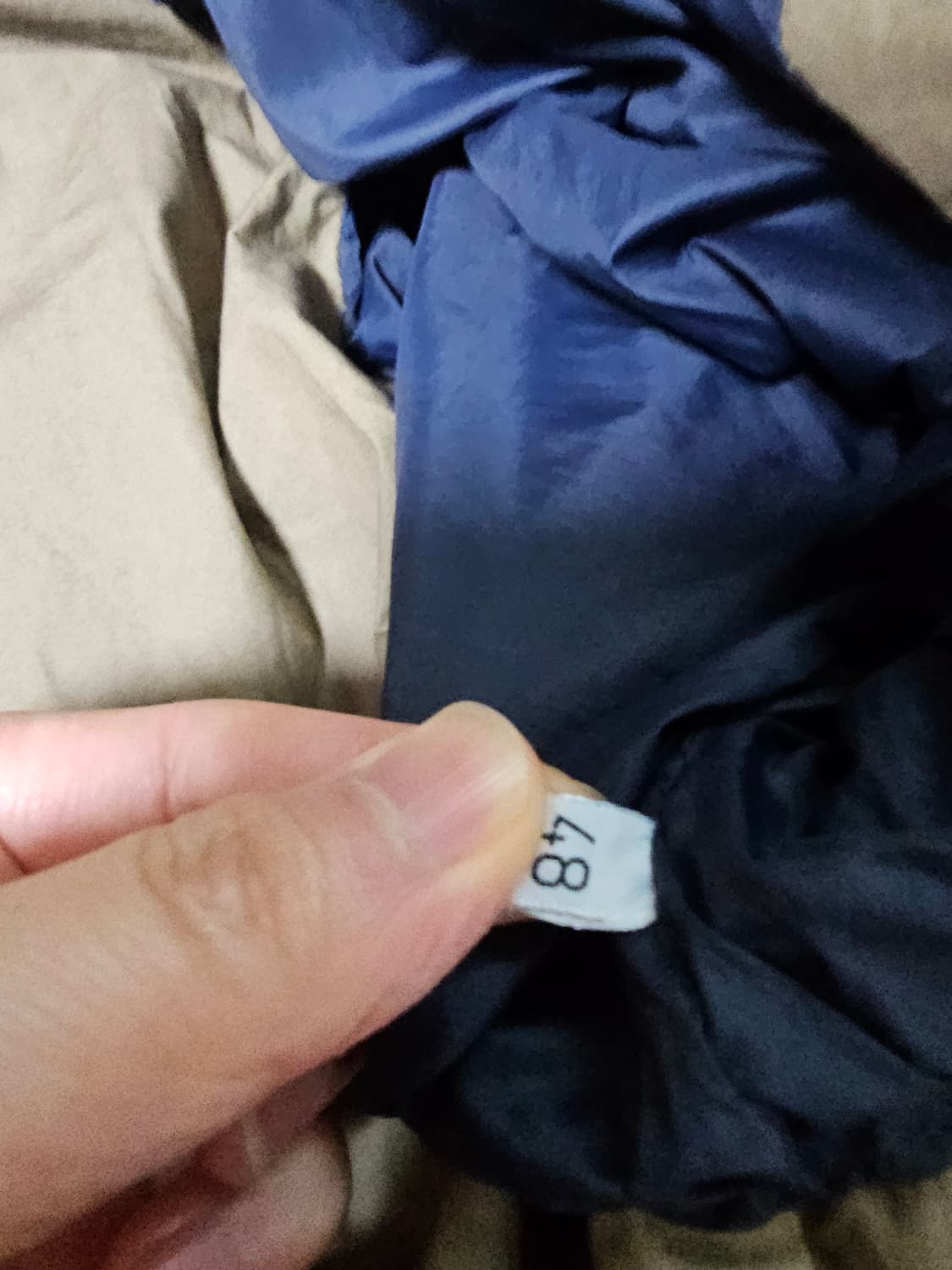 텐씨 아틱 2way 네이비 다운자켓 48 상품이미지4