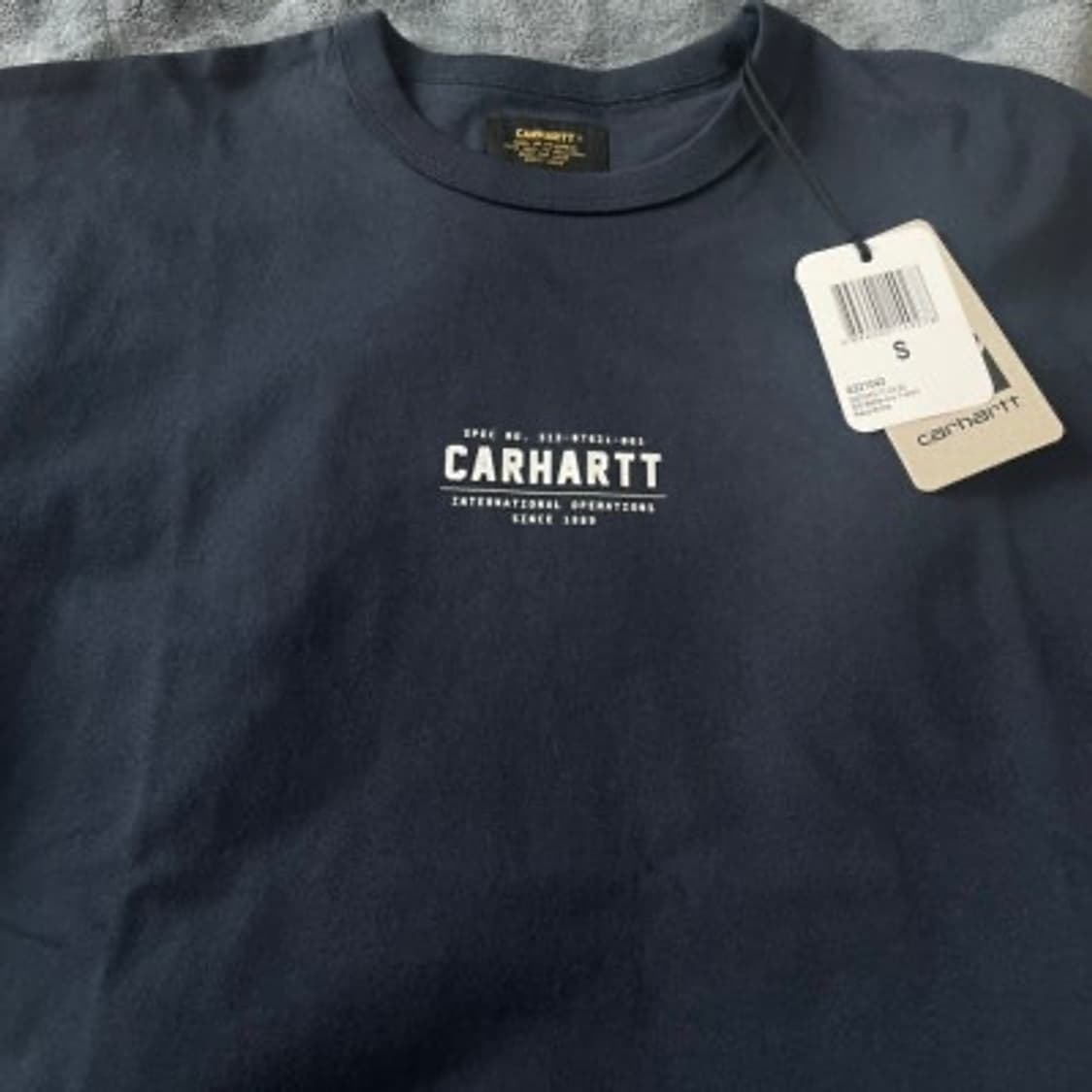 칼하트WIP BATTLE CRY T-SHIRT NAVY 네이비 반팔티셔츠 상품이미지3