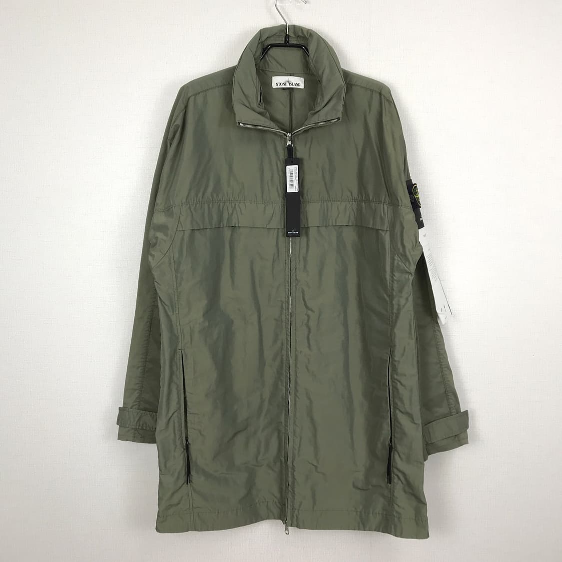 스톤아일랜드 20ss 새상품 히든후드 반코트 롱자켓 L 상품이미지2