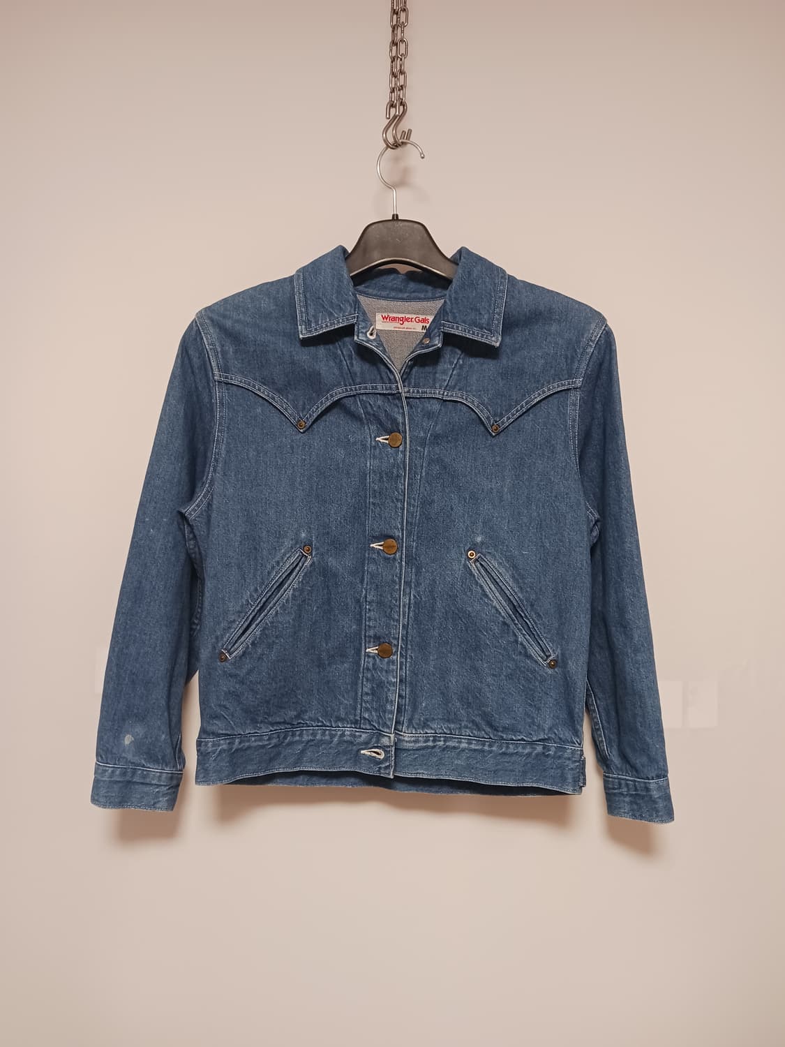 90s 일본 Wrangler Glas 여성 웨스턴 데님자켓 상품이미지1