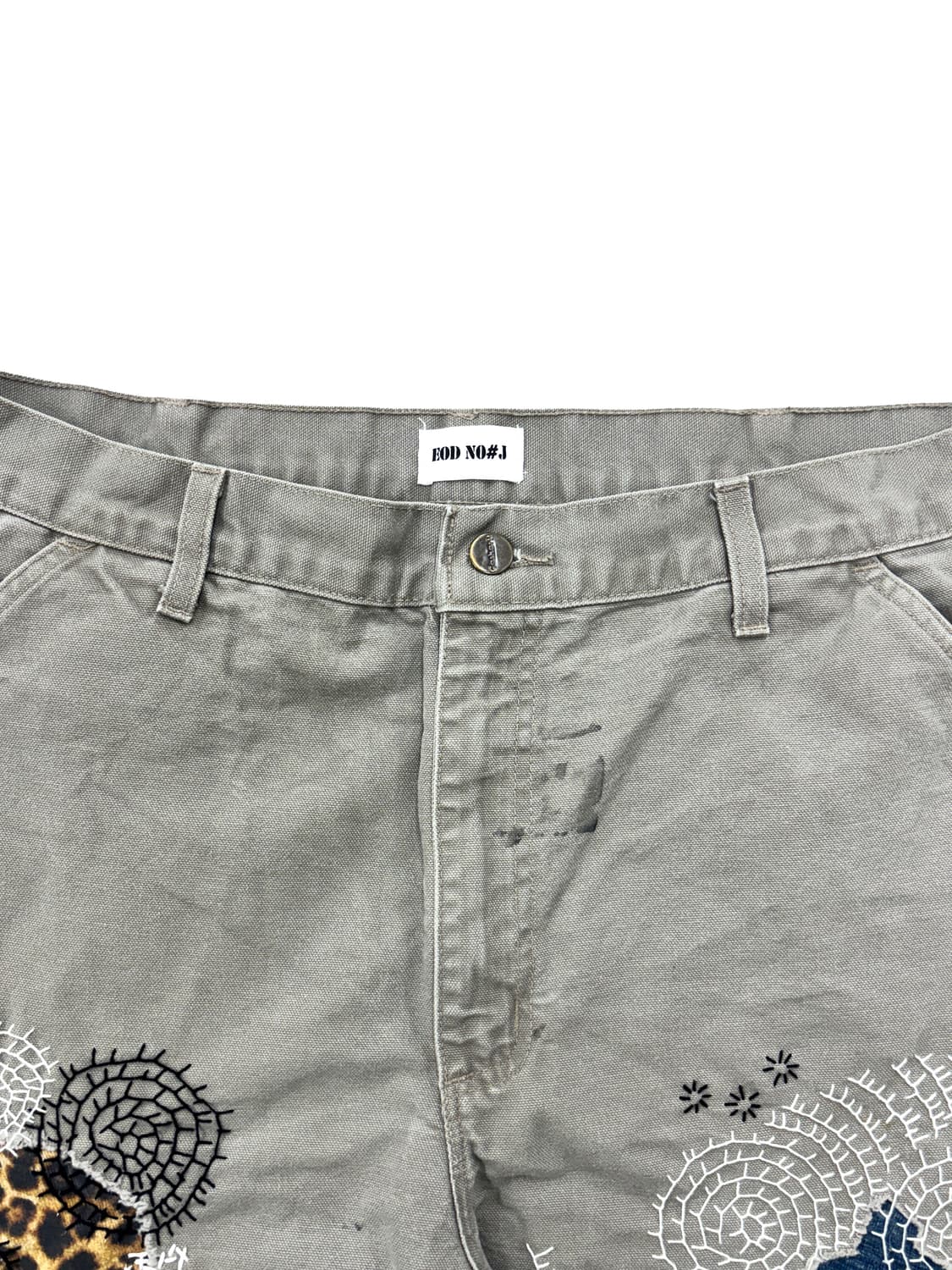 Carhartt Boro Sashiko Distressed Shorts 상품이미지6