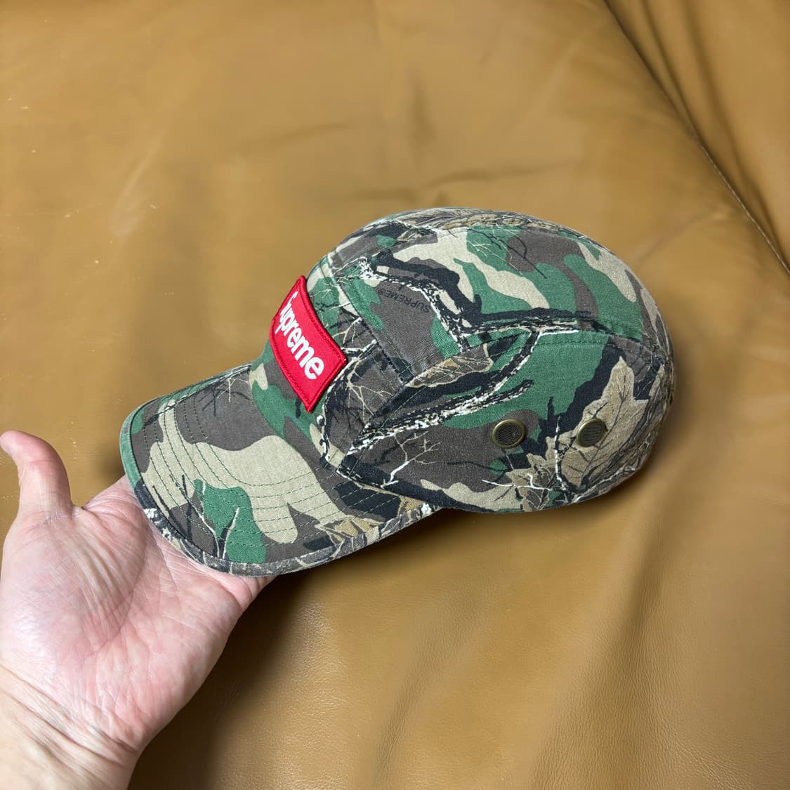 슈프림 캠프캡 모자 박스로고 22fw 밀리터리 브랜치 올리브 카모 상품이미지4