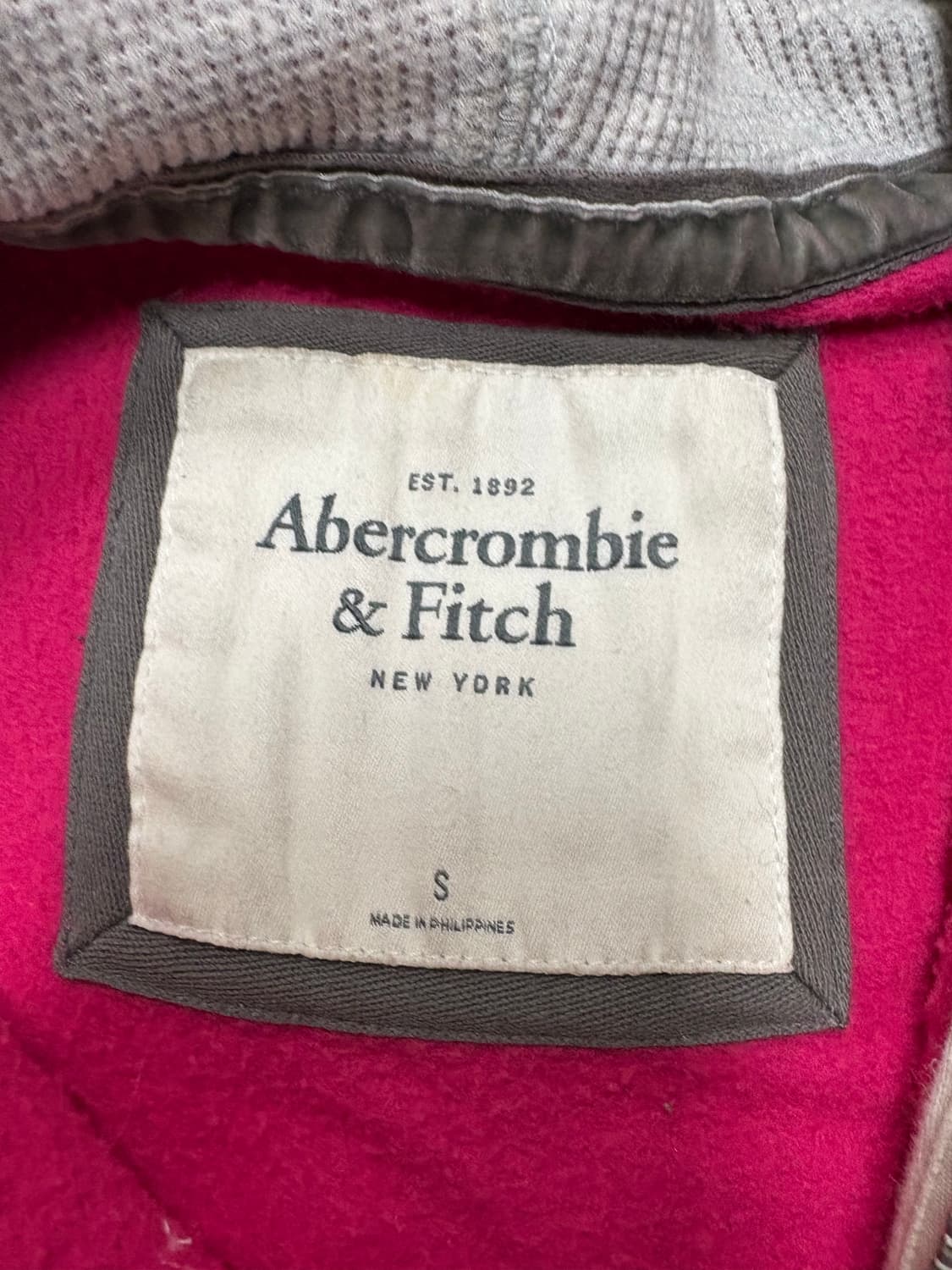 아베크롬비 딱붙핏 후드집업 s 상품이미지2