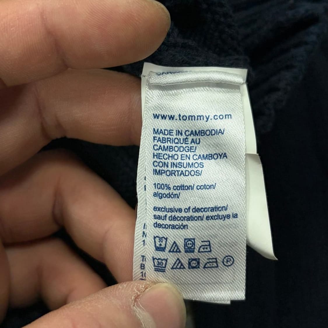 타미힐피거 캐이블 니트 가디건 v2699 상품이미지7