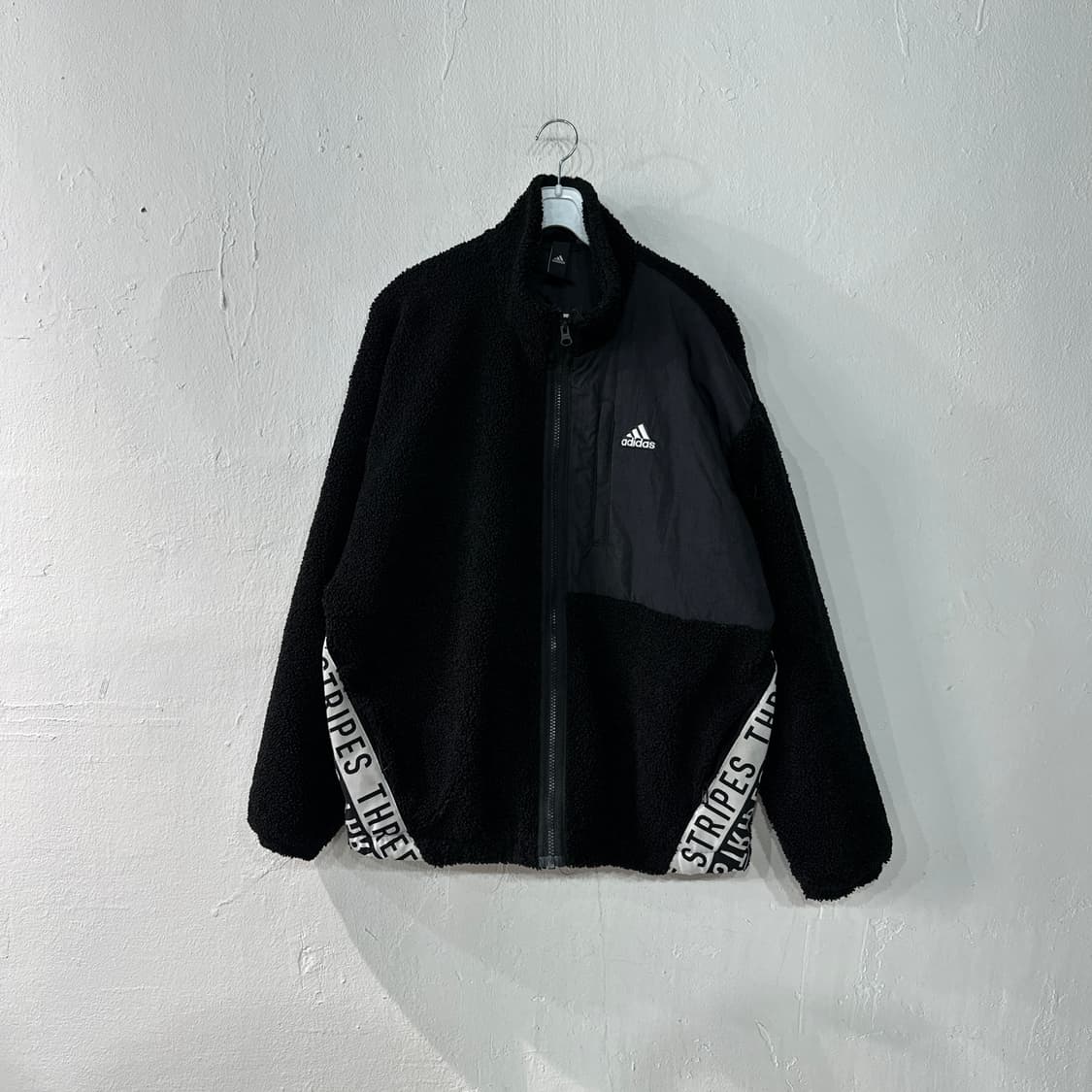 아디다스 양털 플리스 오버핏 점퍼 상품이미지1