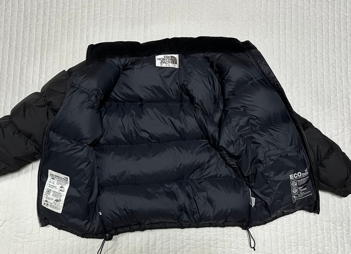 노스페이스 화이트라벨 노벨티 눕시 다운 자켓 리얼 블랙 상품이미지2