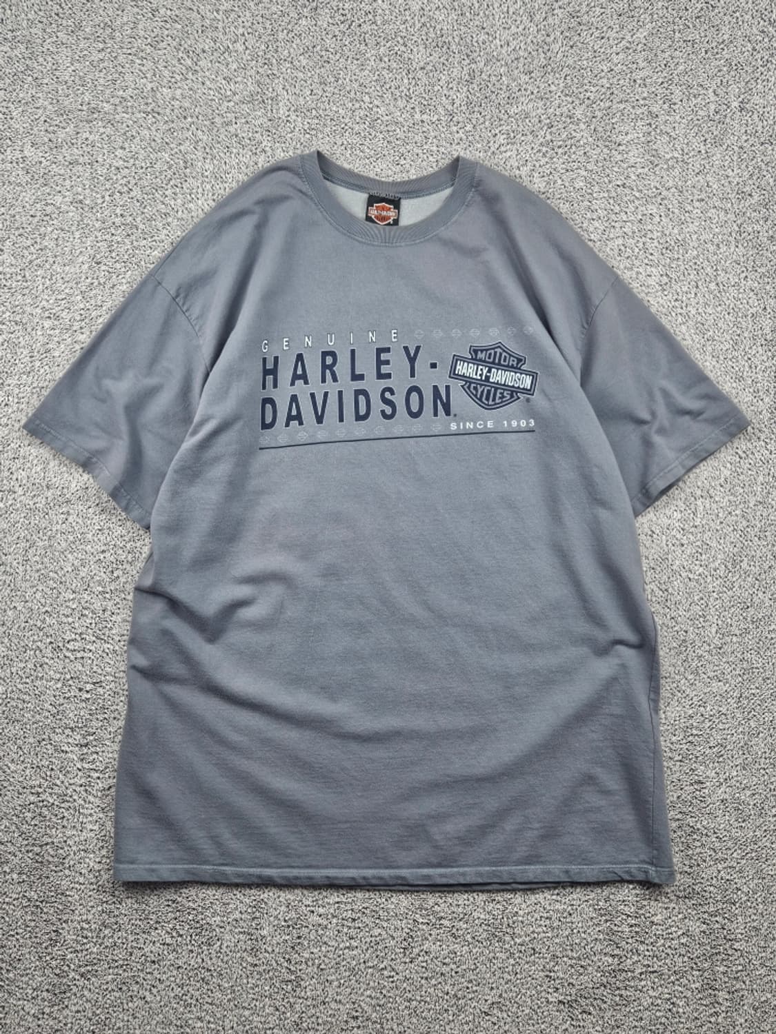 USA 할리데이비슨 바앤실드 반팔 티셔츠 ( XL 추정 ) / 11684 상품이미지1