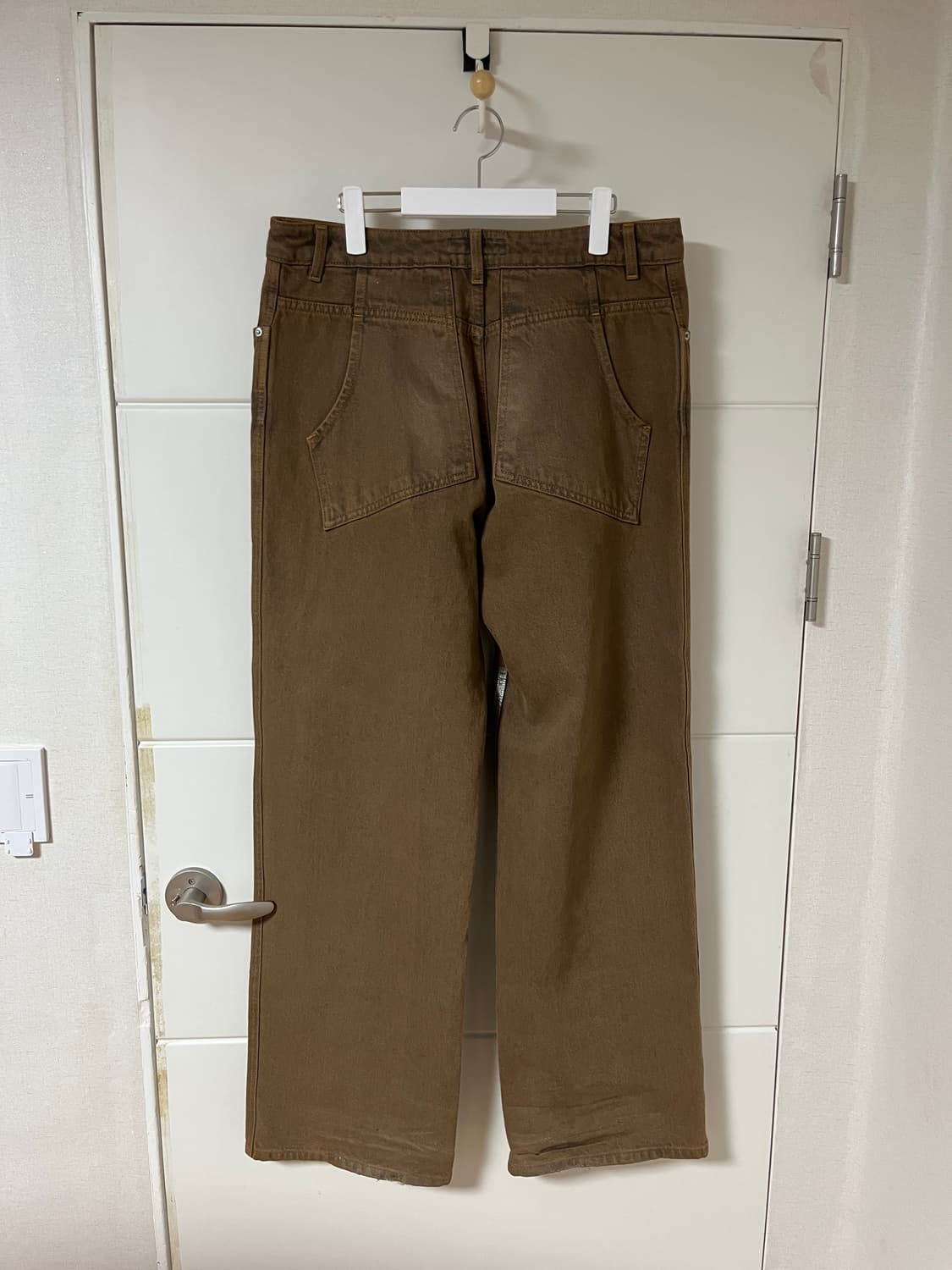 에크하우스 라타 와이드 호일 데님 팬츠 상품이미지3