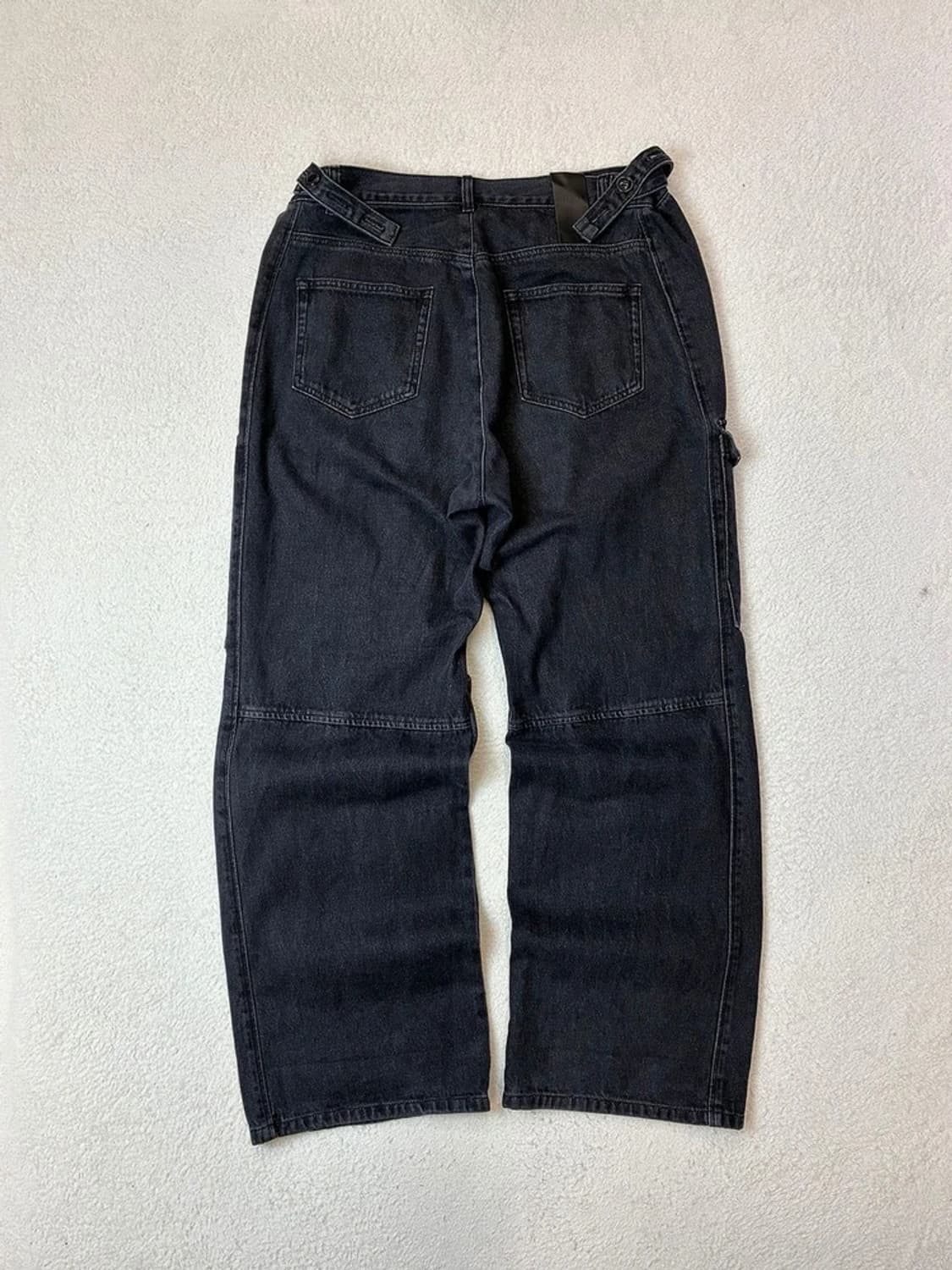노이어 피그먼트 다잉 유틸리티 카고 와이드 데님 팬츠 PN6121 상품이미지6