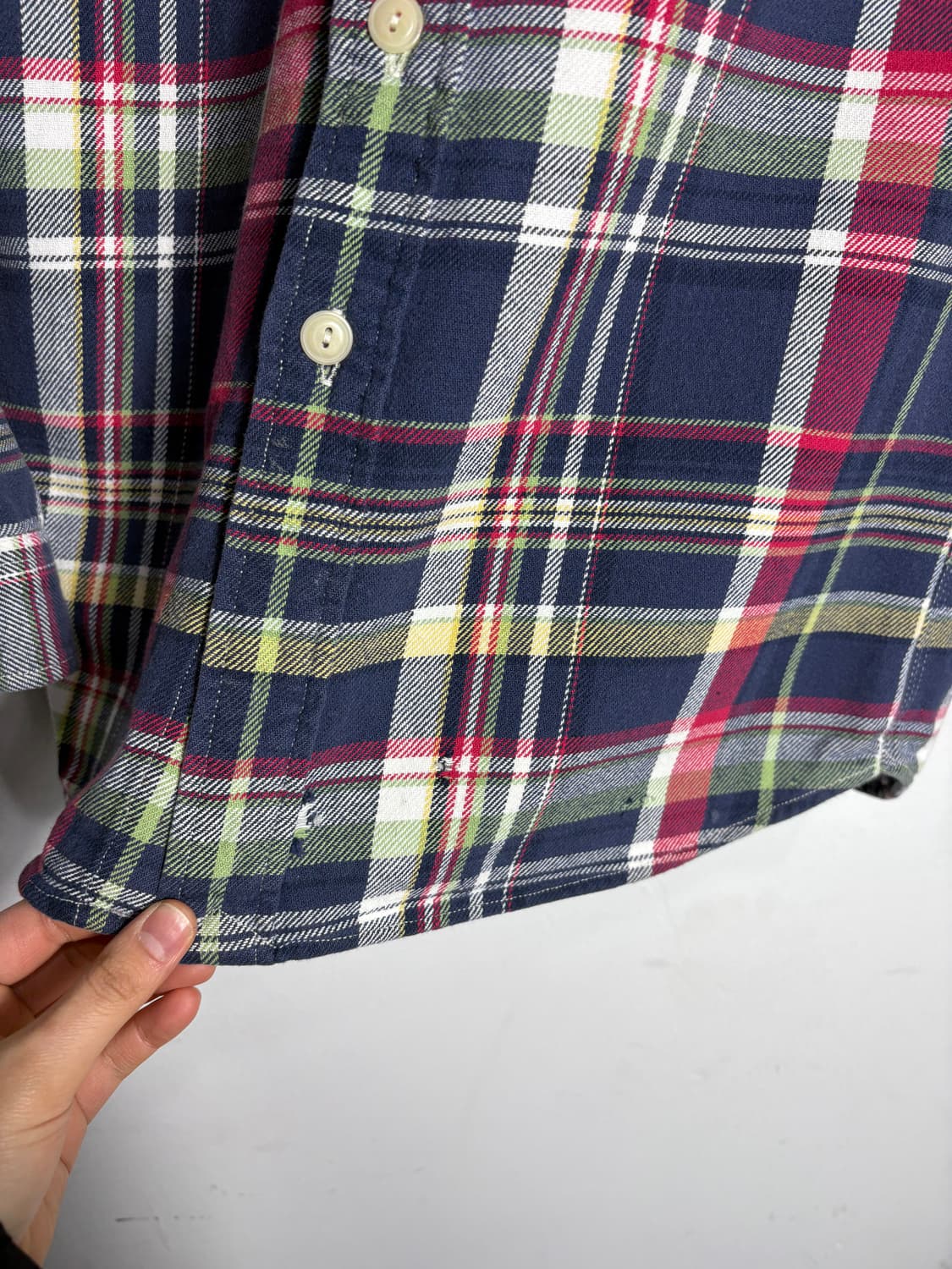 Polo ralph lauren 폴로 코튼 체크 던가리 셔츠 상품이미지8