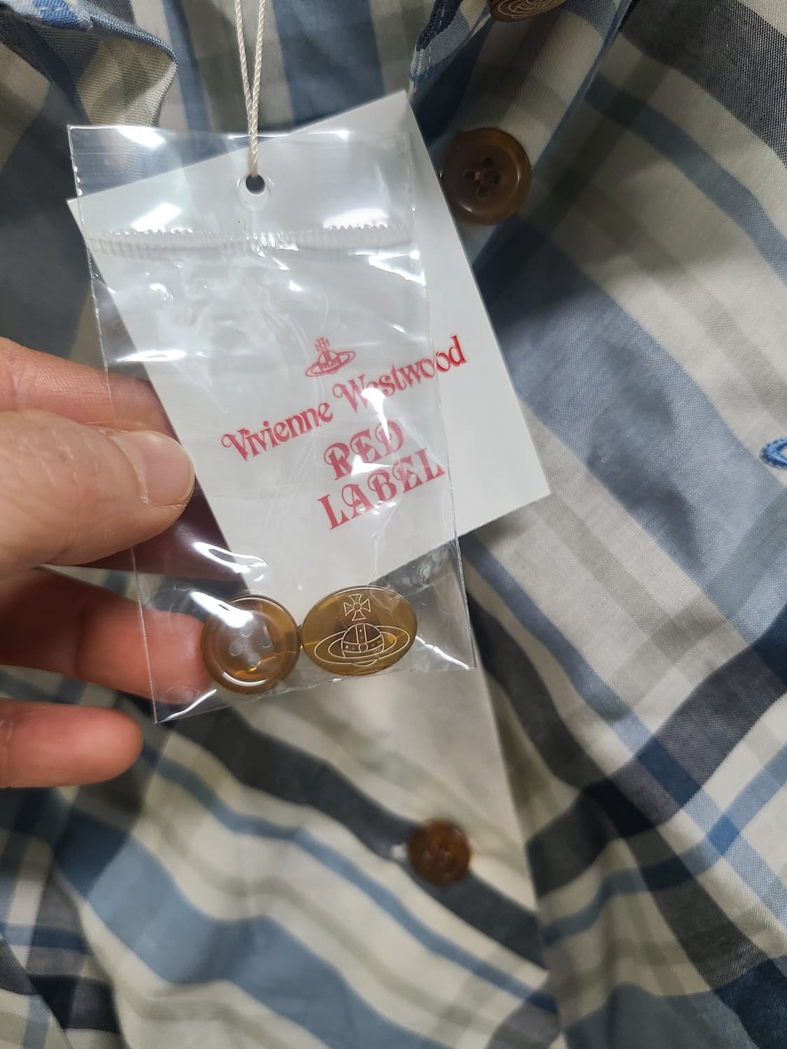 비비안웨스트우드 체크 반팔 원피스 3 상품이미지5