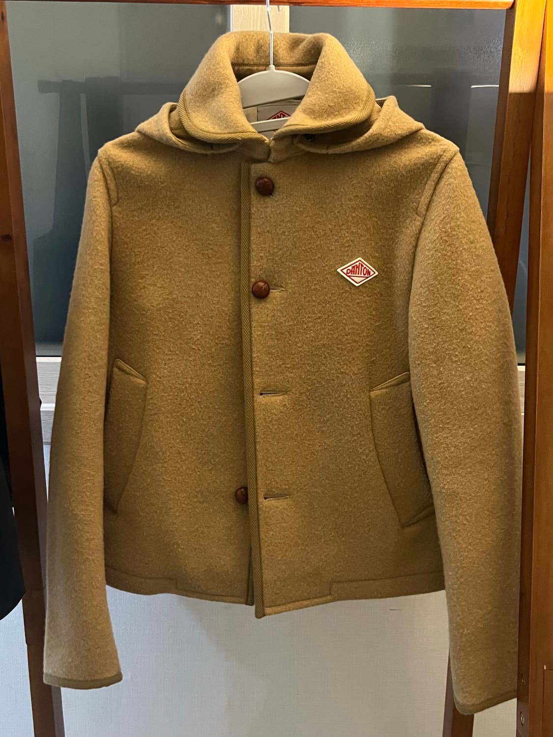 단톤 DANTON 후드 크롭 울 자켓  상품이미지2