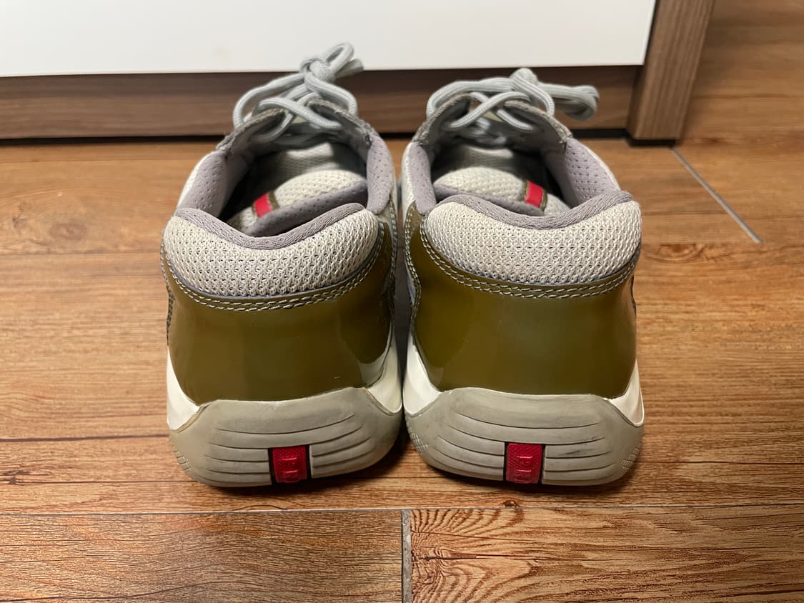 프라다 아메리카컵 올리브 그린 UK7.5 상품이미지3