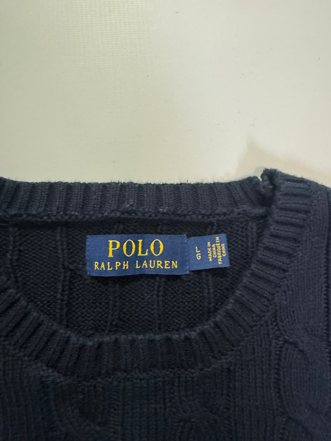 폴로랄프로렌 꽈배기 니트(L사이즈) 상품이미지3