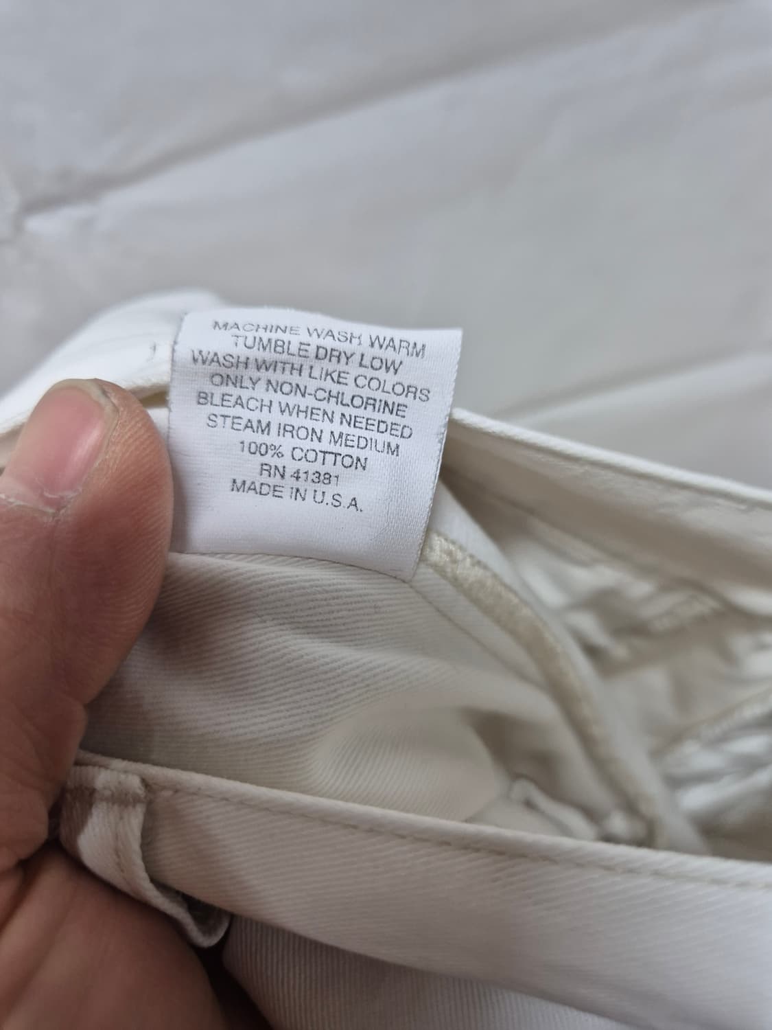 90's usa 폴로 치노 화이트 상품이미지6