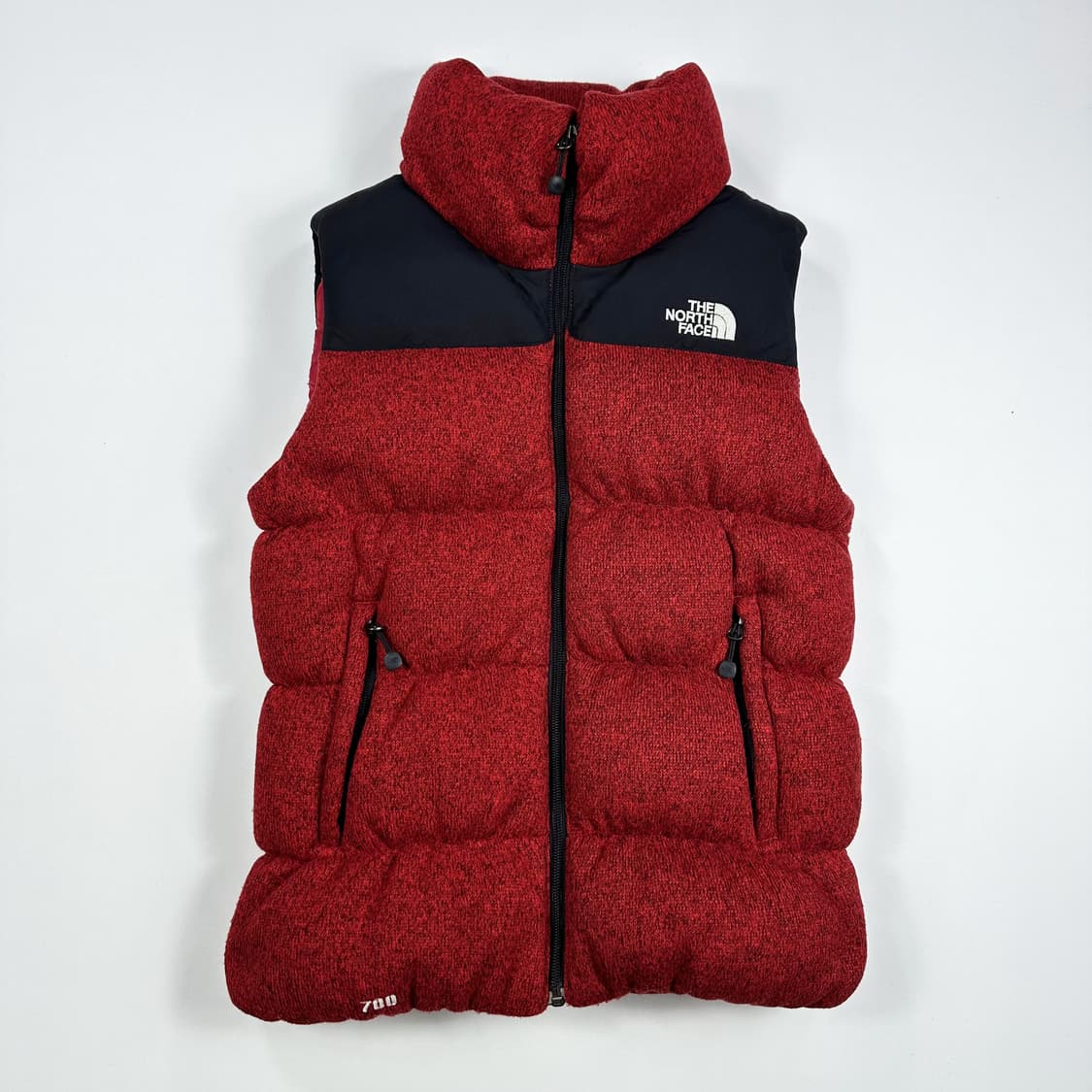노스페이스 700 다운 니트 패딩 조끼 여성XS 상품이미지1
